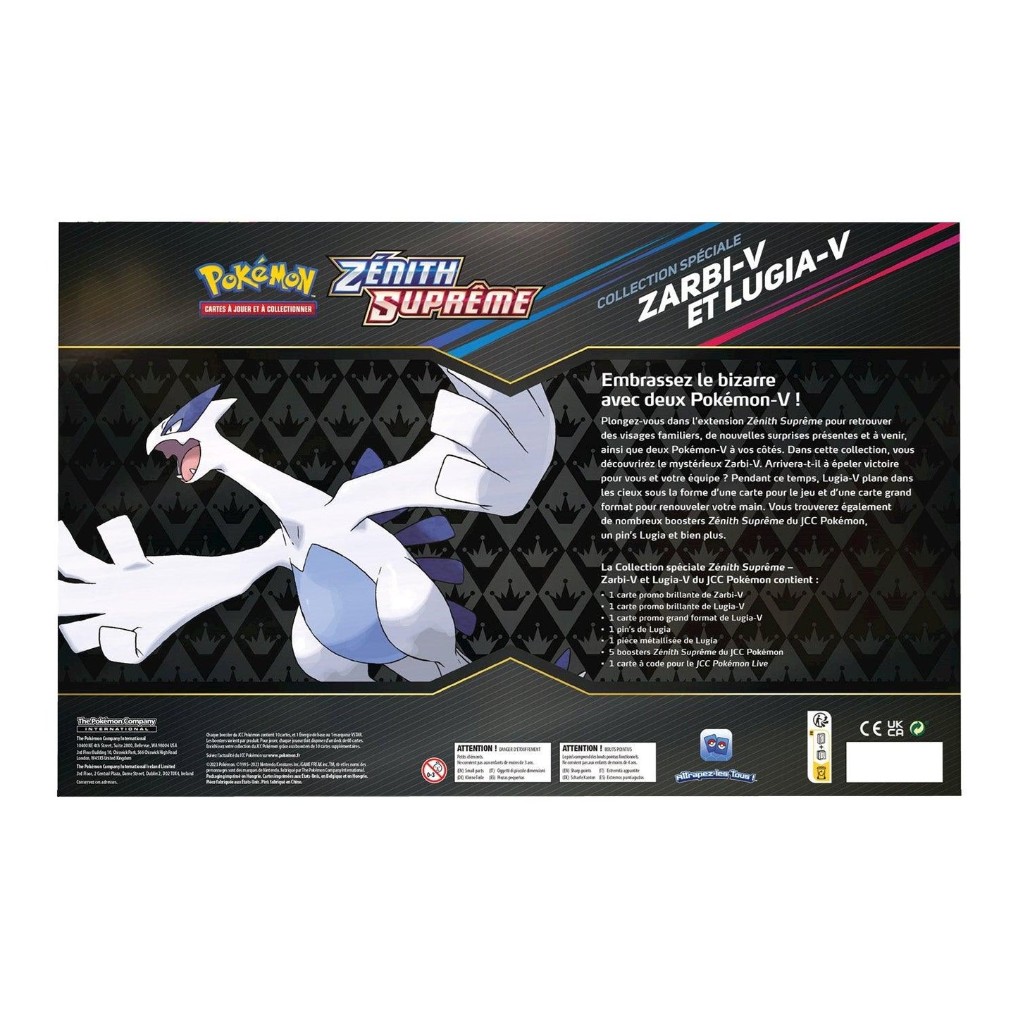 Coffret Collection Spéciale Pokémon Zénith Suprême (EB12.5) Zarbi-V et Lugia-V 🇫🇷