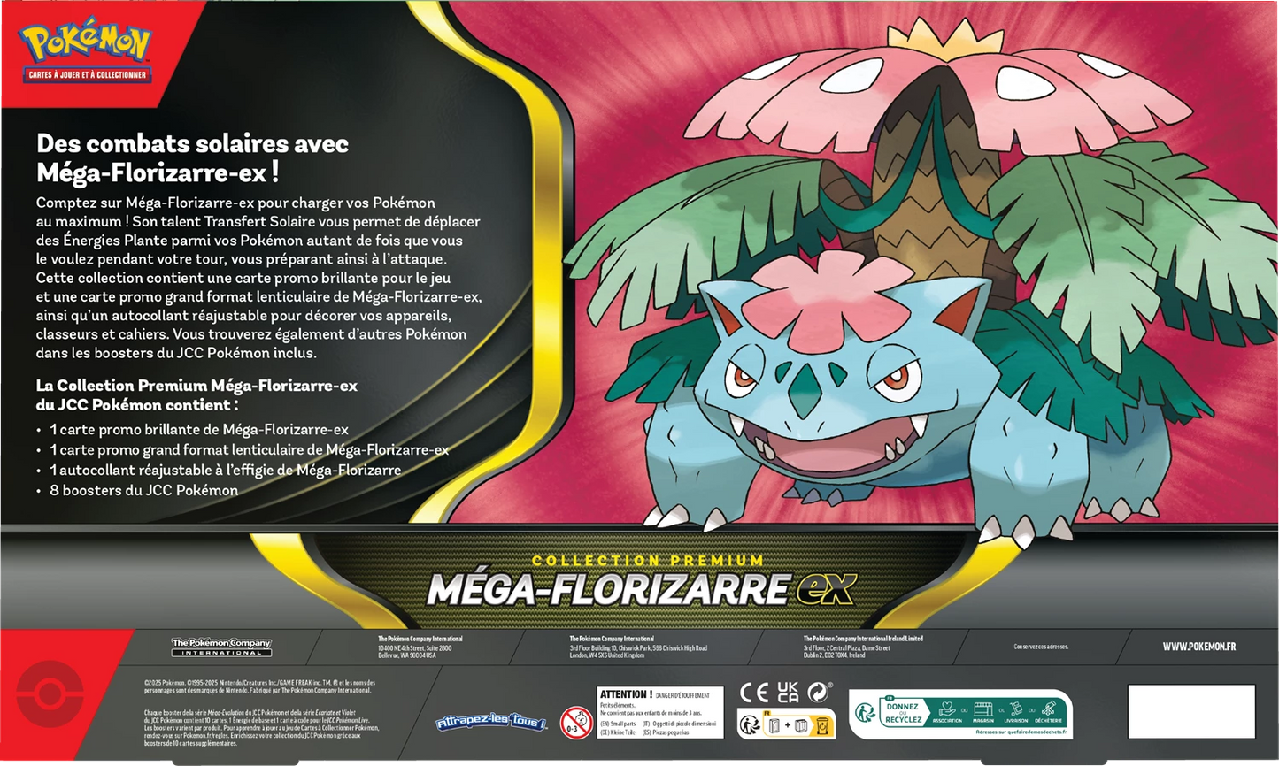 Coffret Collection Premium Pokémon Méga-Florizarre-ex 🇫🇷