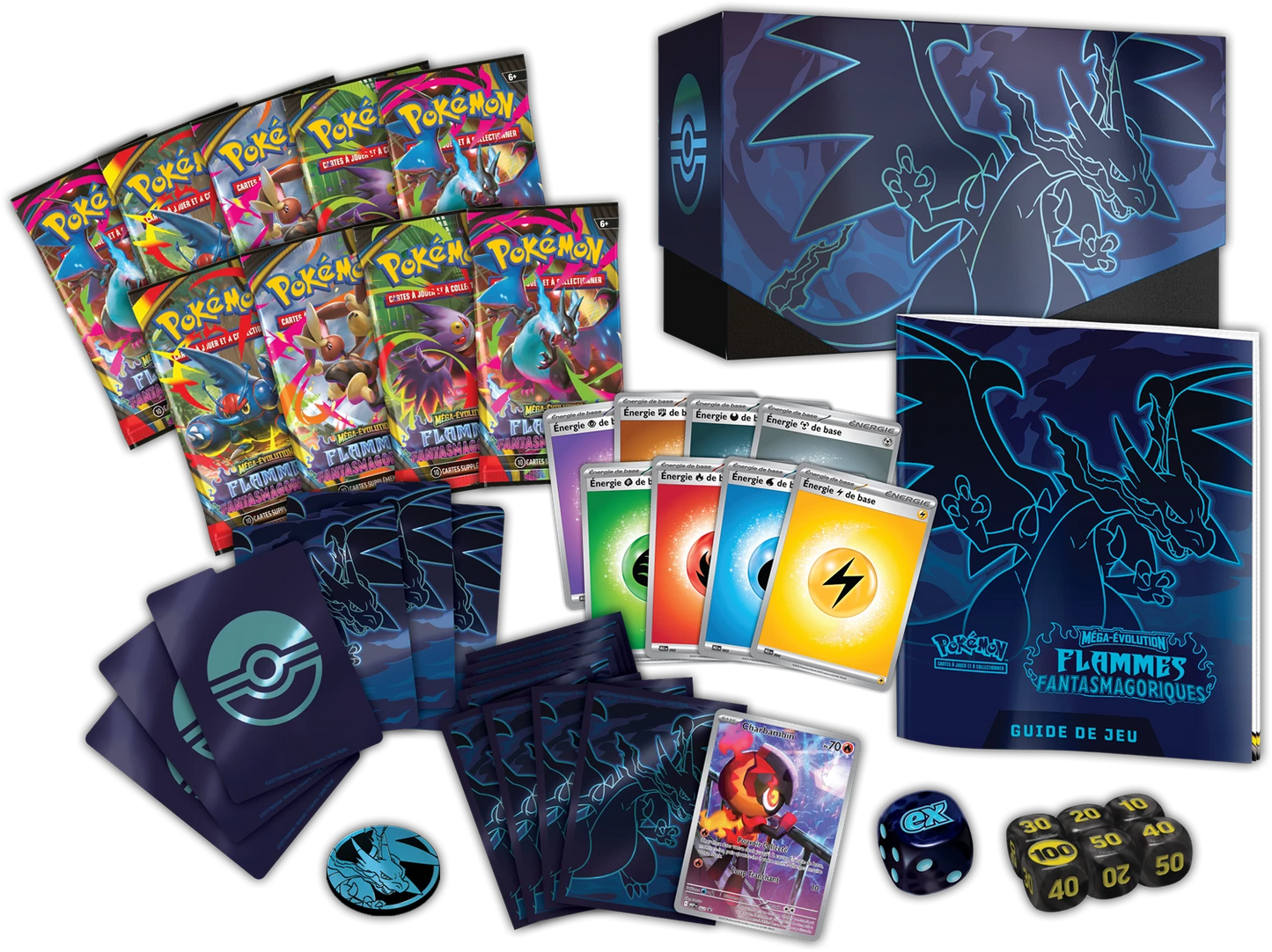 Coffret Dresseur d'Élite Pokémon Flammes Fantasmagoriques (ME2) 🇫🇷