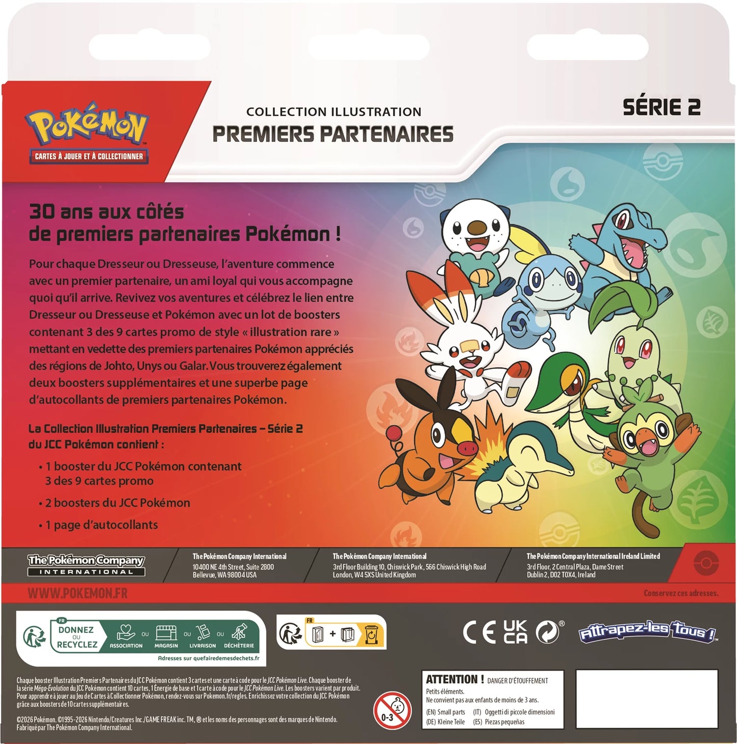 Coffret Collection Illustration Premiers Partenaires Pokémon - Série 2 🇫🇷