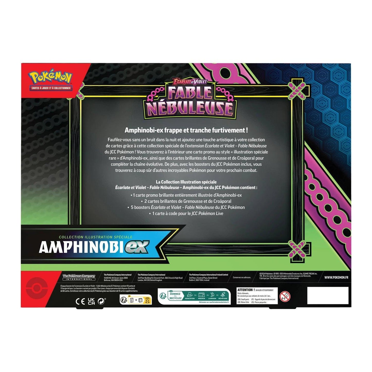 Coffret Collection Illustration Spéciale Pokémon Fable Nébuleuse (EV6.5) Amphinobi-ex 🇫🇷 - POKEMAGIC
