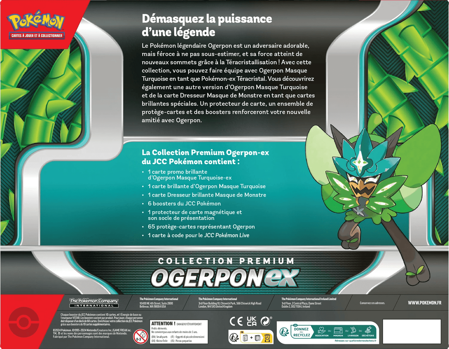 Coffret Collection Premium Pokémon Ogerpon-ex 🇫🇷 - POKEMAGIC