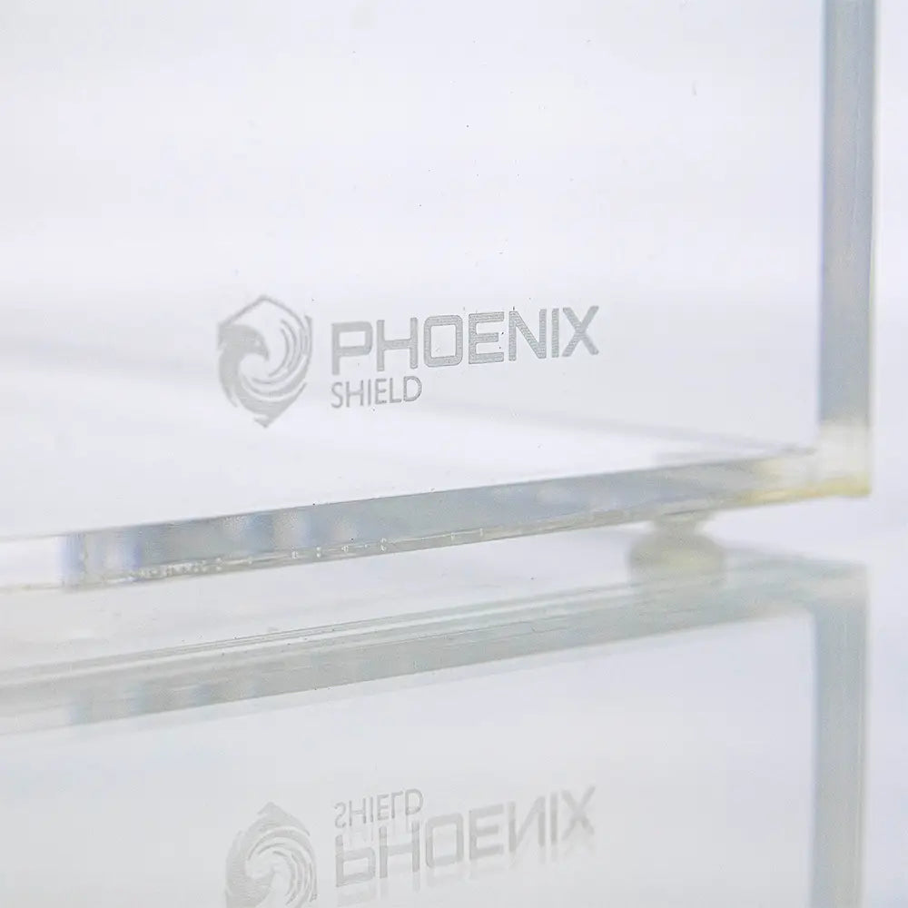 Phoenix Shield protection acrylique pour display de boosters Pokémon