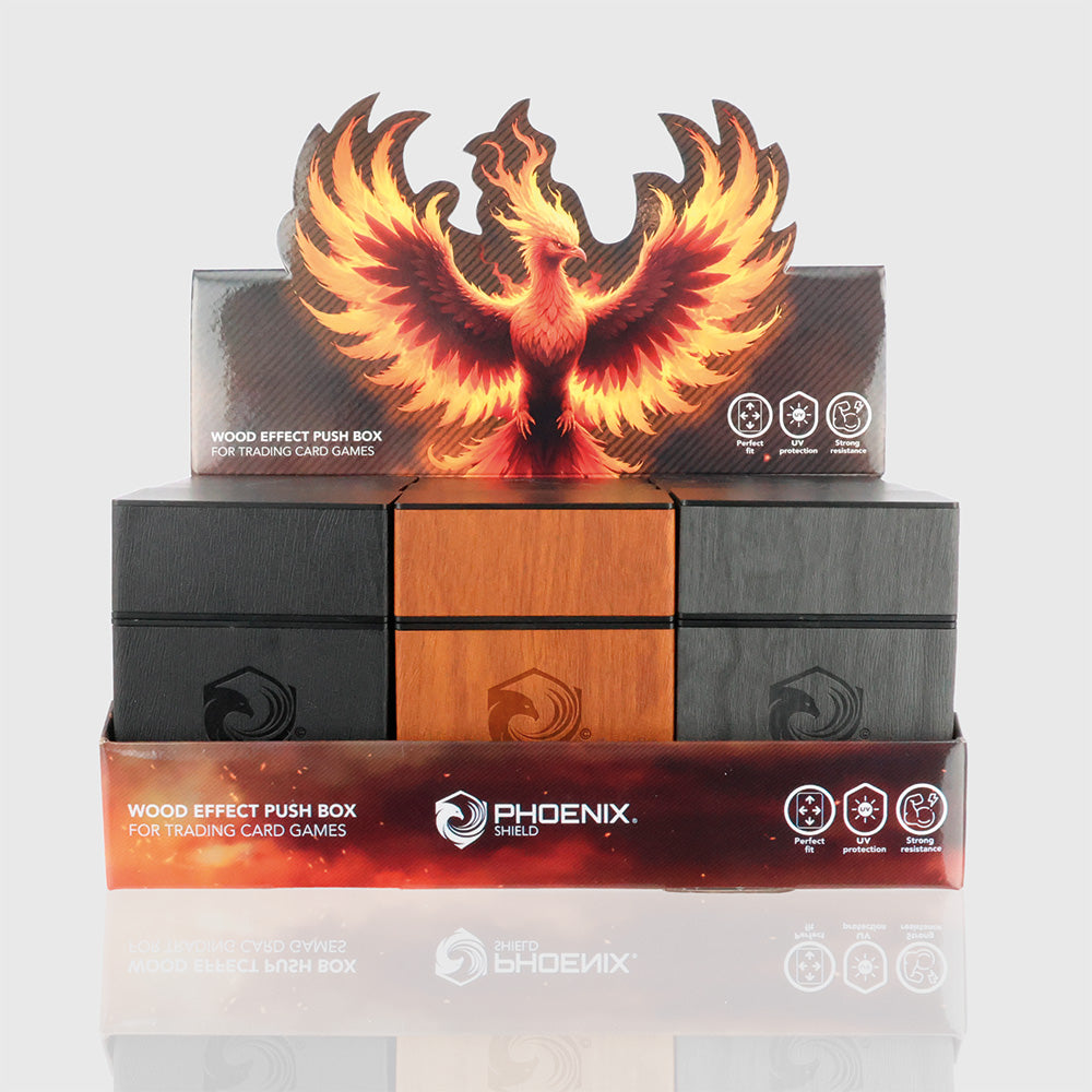 Phoenix Shield Wood Effect Push Box