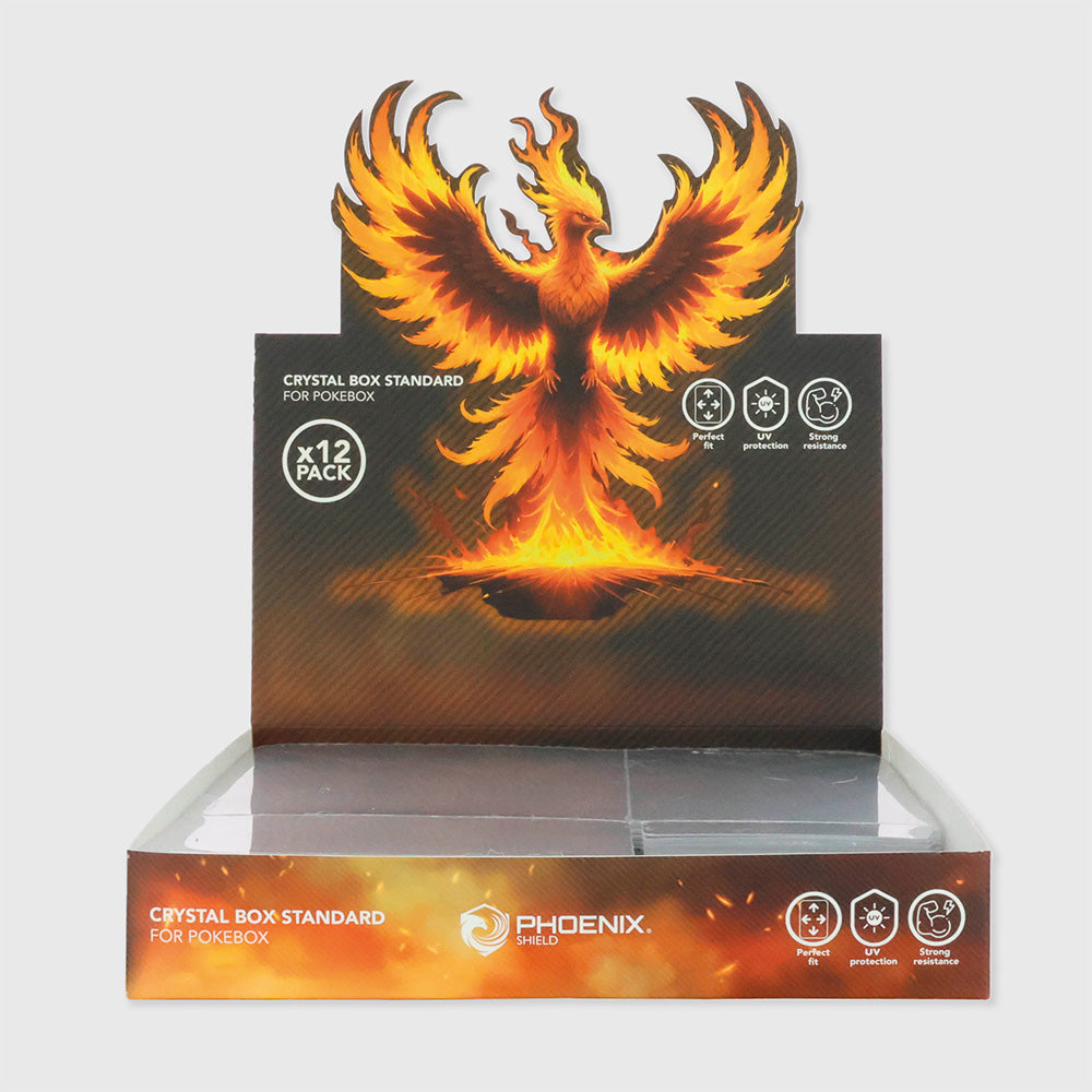 Phoenix Shield Crystal Box Protection pour Pokébox