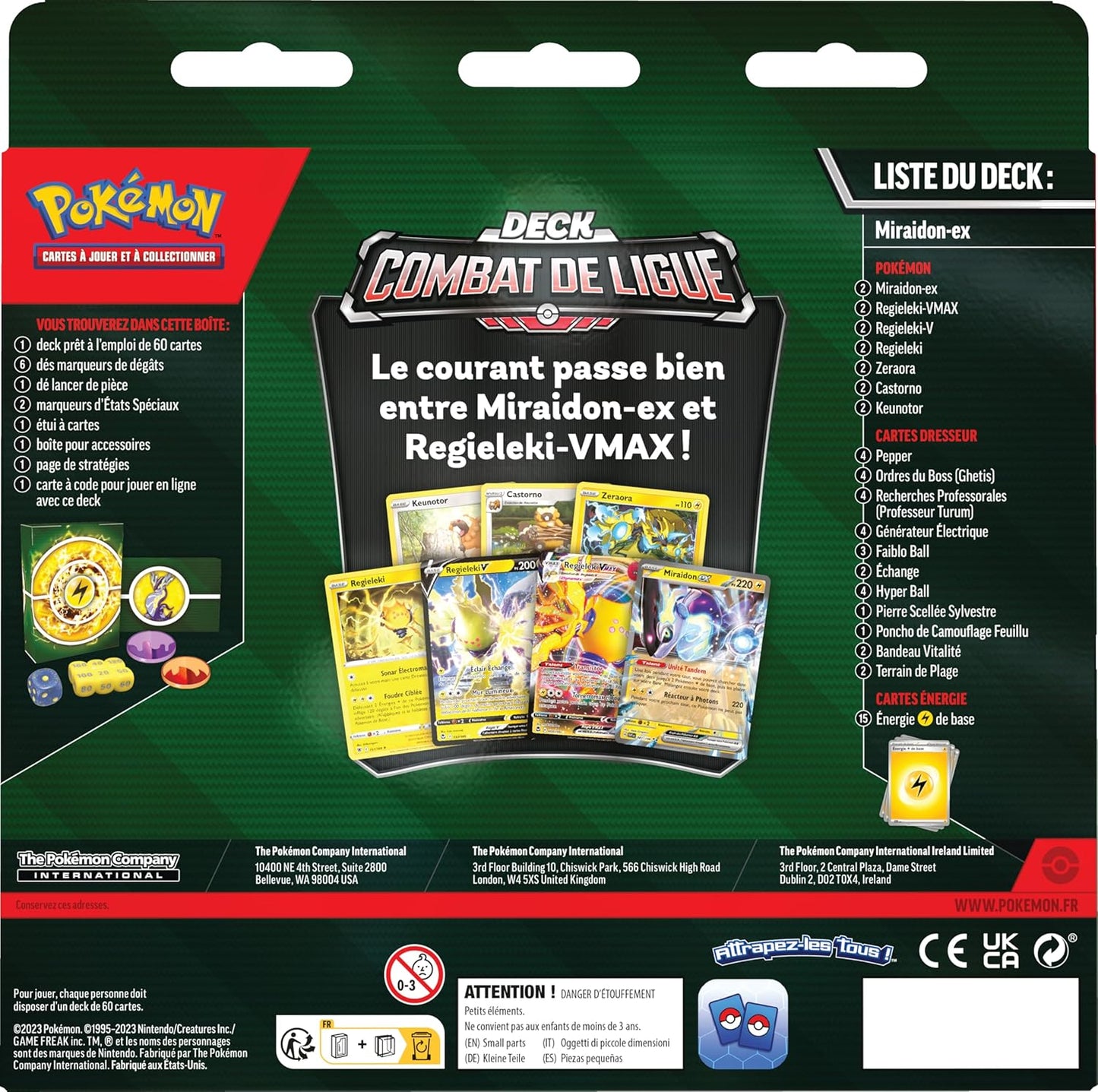 Deck Combat de Ligue Pokémon Miraidon-ex 🇫🇷