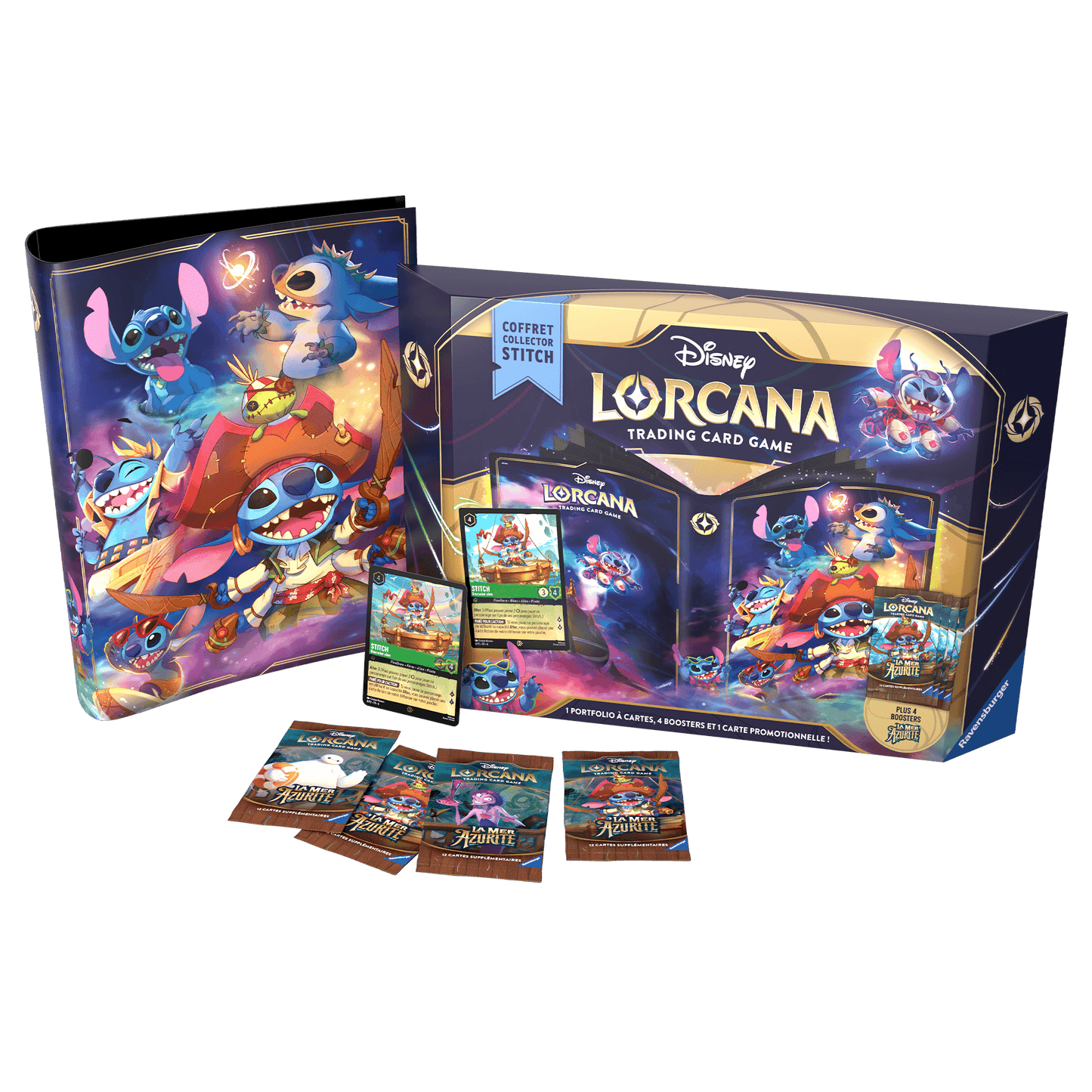 Coffret Collector Stitch Disney Lorcana La Mer Azurite (Set 6) 🇫🇷 - POKEMAGIC
