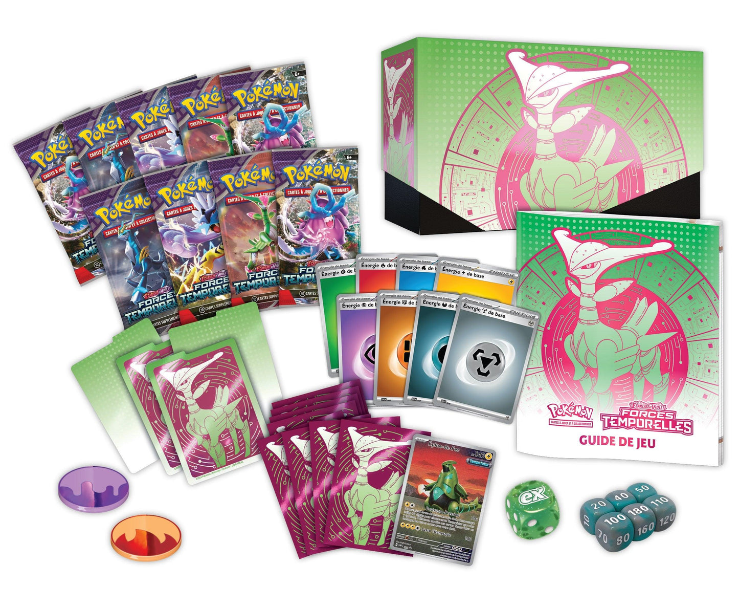 Coffret Dresseur d'Élite Pokémon Forces Temporelles (EV5) Vert-de-Fer 🇫🇷 - POKEMAGIC