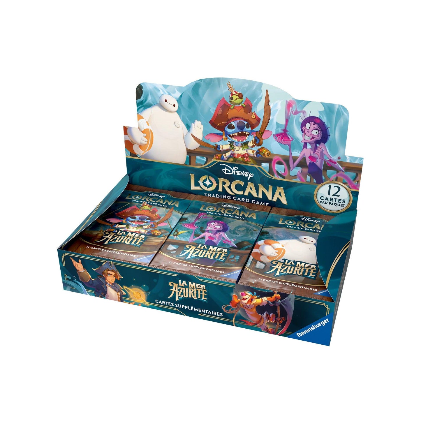 Display 24 boosters Disney Lorcana La Mer Azurite (Set 6) 🇫🇷 - POKEMAGIC