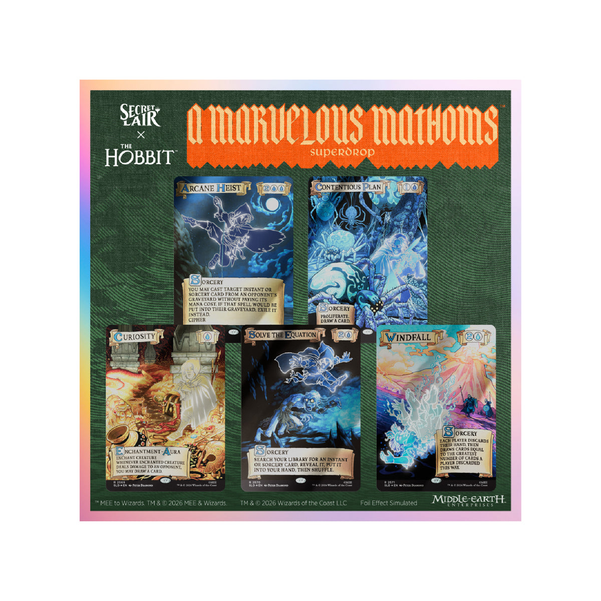 Magic the Gathering Secret Lair x The Hobbit: He That Walks Unseen | Out of Sight Foil Edition - Pokemagic