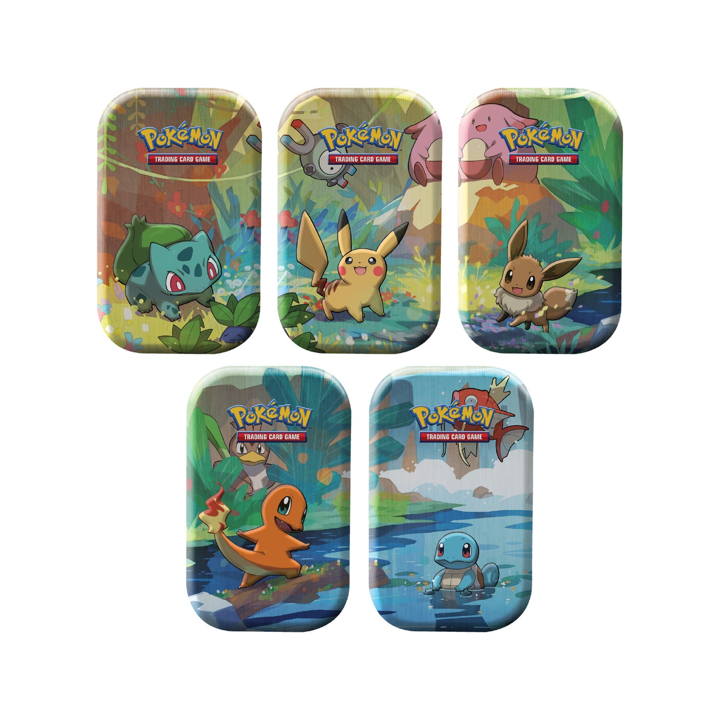 5 mini-tins Pokémon Amis de Kanto 2025 - Pokemagic