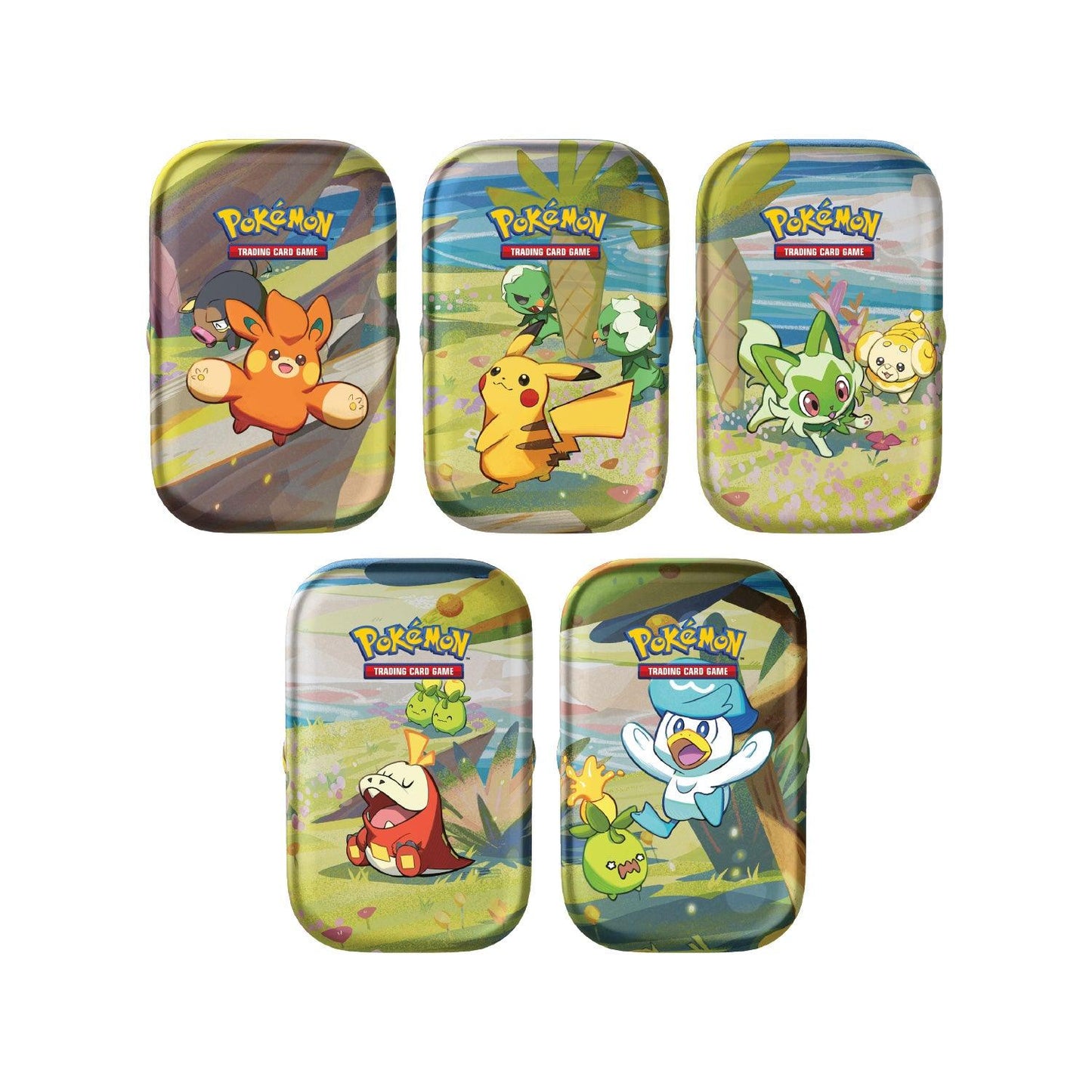 5 mini-tins Pokémon de Paldea 🇫🇷