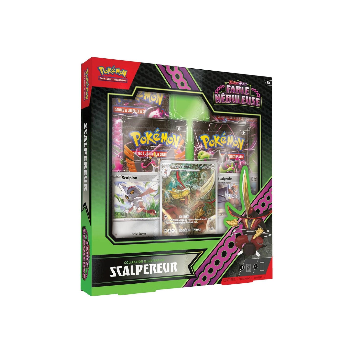 Coffret Collection Illustration Pokémon Fable Nébuleuse EV6.5 Scalpereur - POKEMAGIC