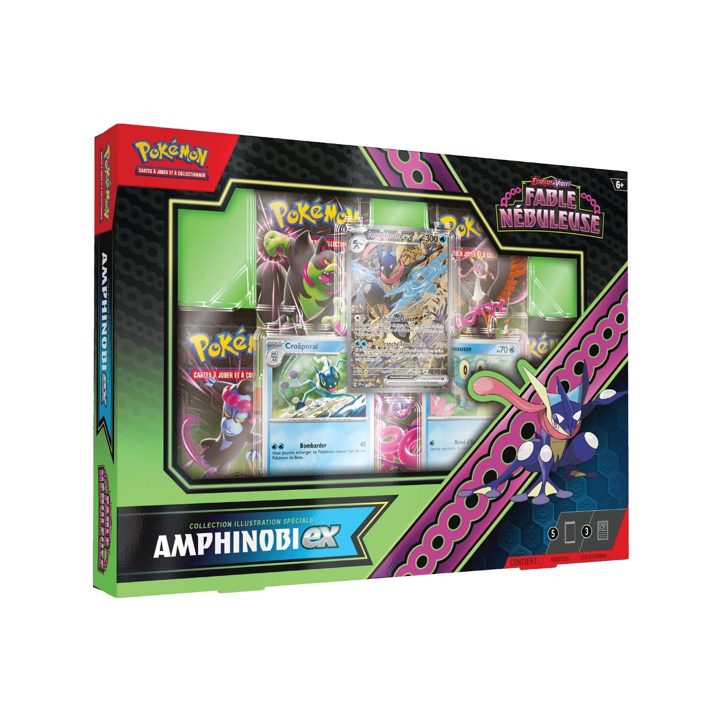 Coffret Collection Illustration Spéciale Pokémon Fable Nébuleuse (EV6.5) Amphinobi-ex 🇫🇷 - POKEMAGIC