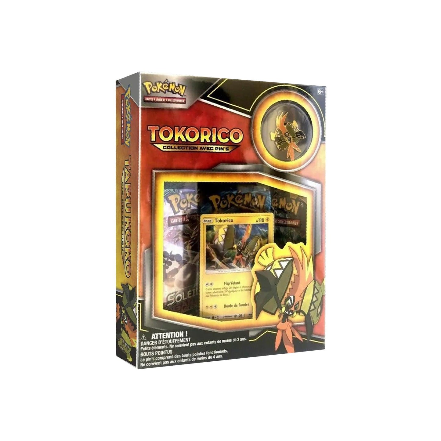 Coffret Collection avec pin's Pokémon Tokorico 🇫🇷 - POKEMAGIC