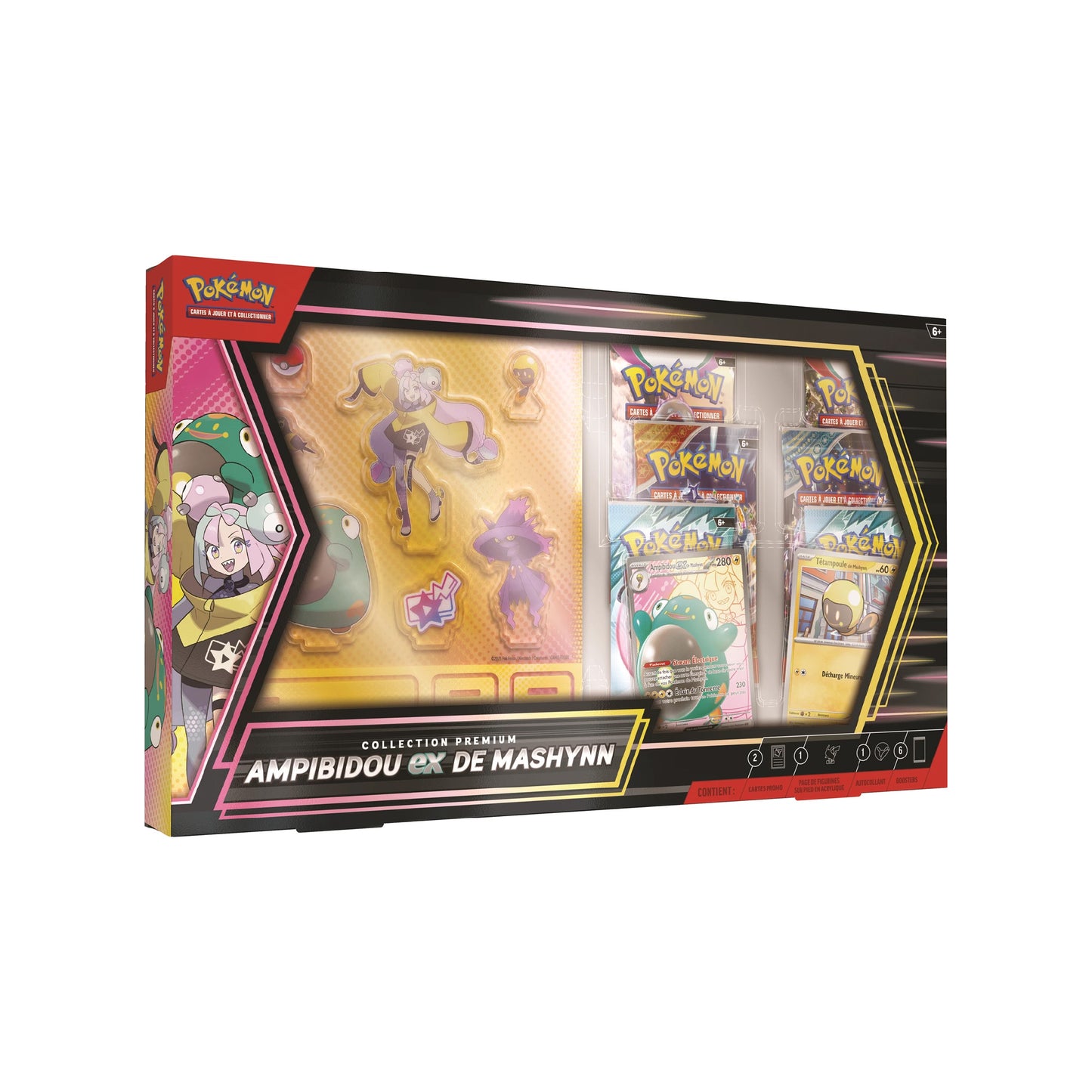 Coffret Collection Premium Pokémon Ampibidou-ex de Mashynn - Pokemagic