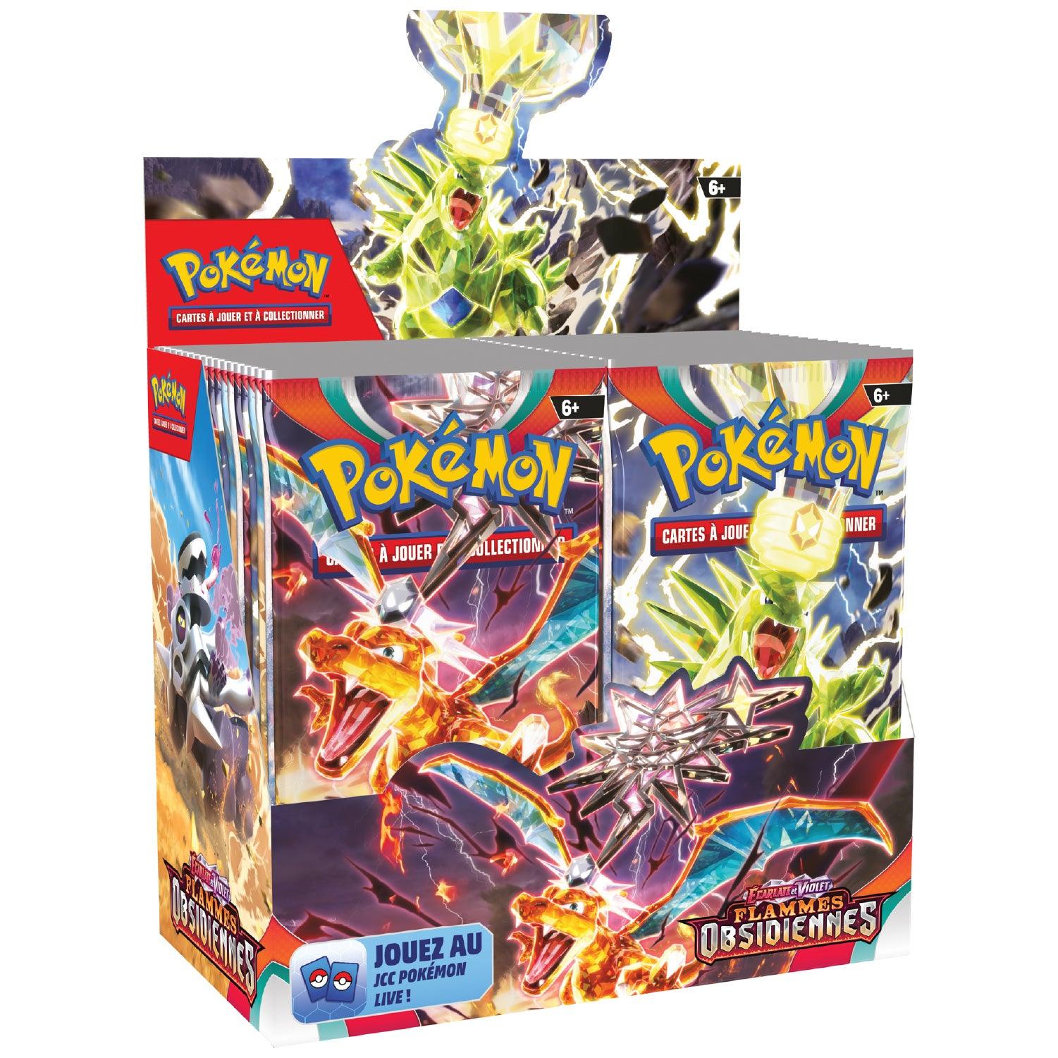 Display 36 Boosters Pok mon Flammes Obsidiennes EV3 POKEMAGIC display-36-boosters-pok-mon-flammes-obsidiennes-ev3-pokemagic