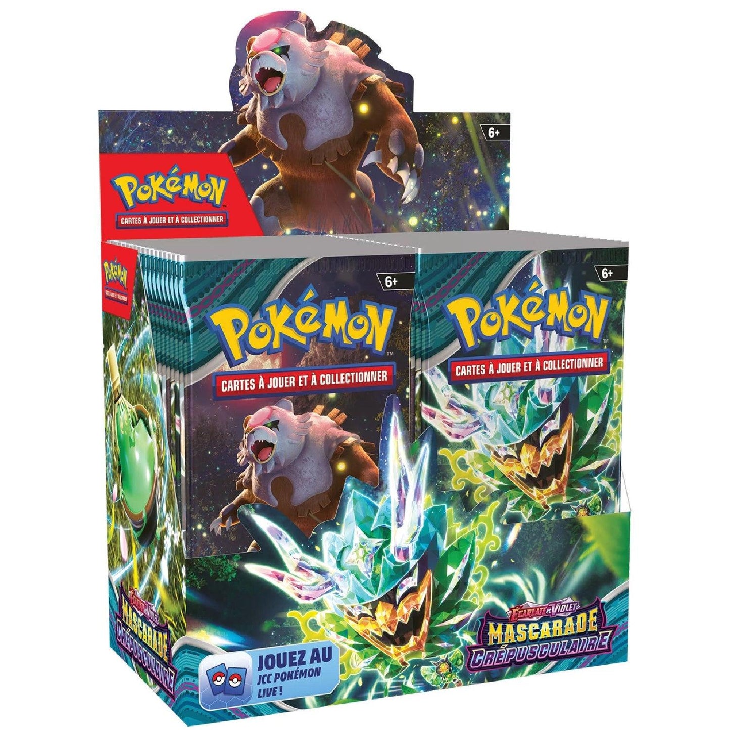 Display 36 boosters Pokémon Mascarade Crépusculaire (EV6) 🇫🇷 - POKEMAGIC