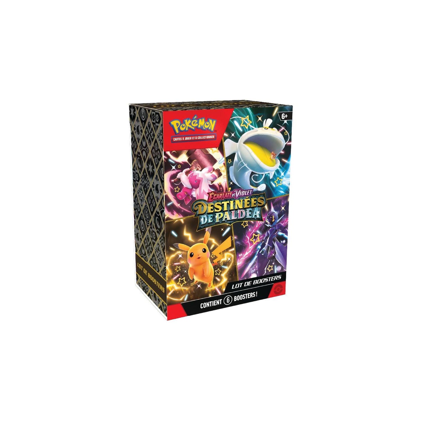Lot de 6 boosters Pokémon Destinées de Paldea (EV4.5) 🇫🇷 - POKEMAGIC