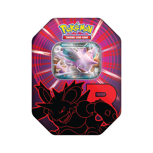 Pokébox Tin Team Rocket Pokémon Nidoking-ex de la Team Rocket - Pokemagic
