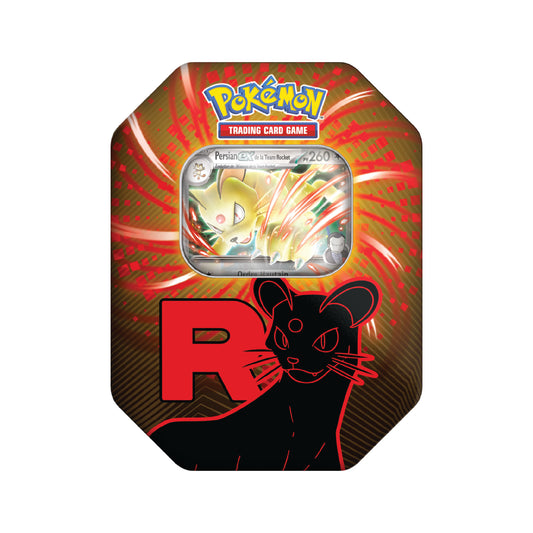 Pokébox Tin Team Rocket Pokémon Persian-ex de la Team Rocket - Pokemagic