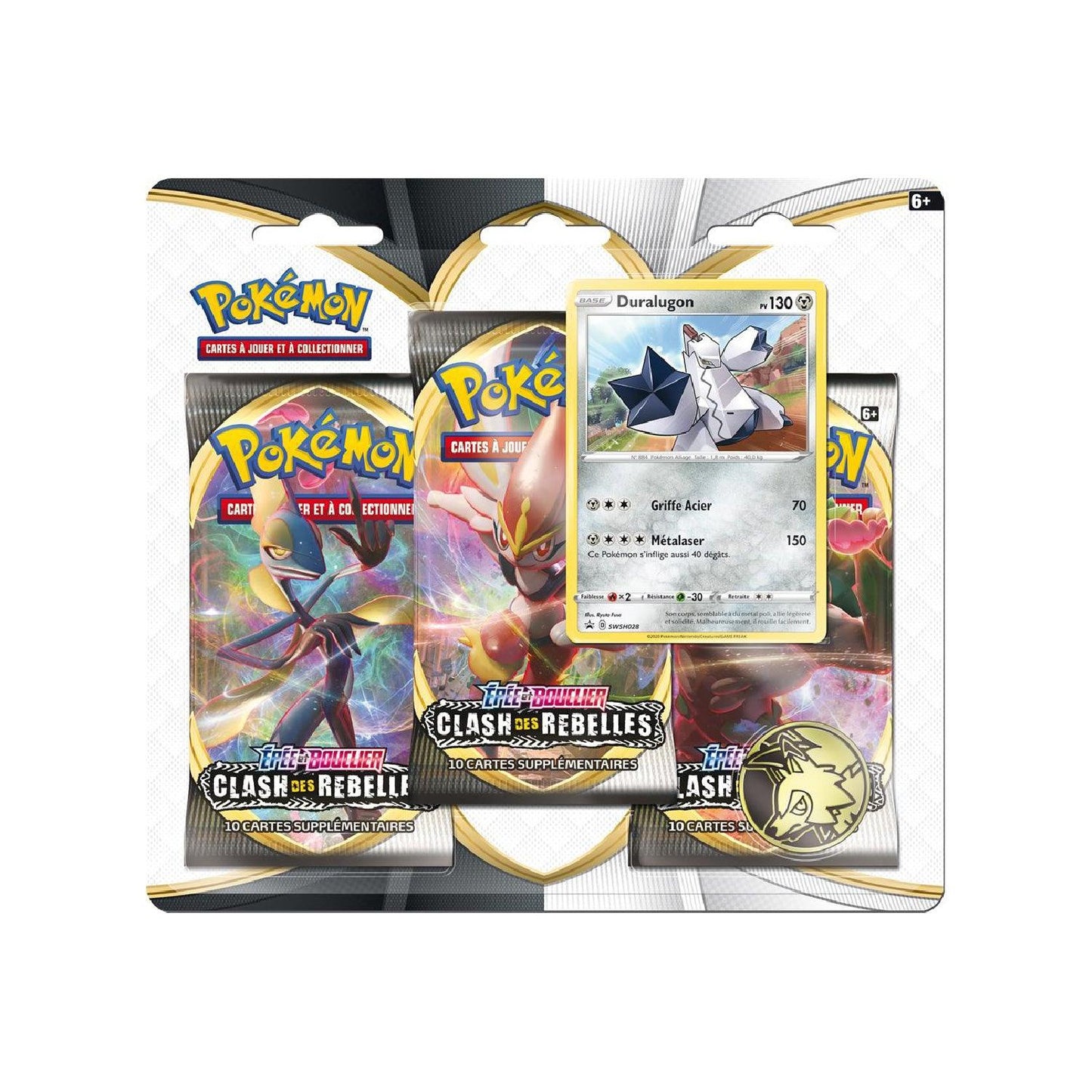 Tripack Pokémon Clash des Rebelles (EB2) Duralugon 🇫🇷 - POKEMAGIC