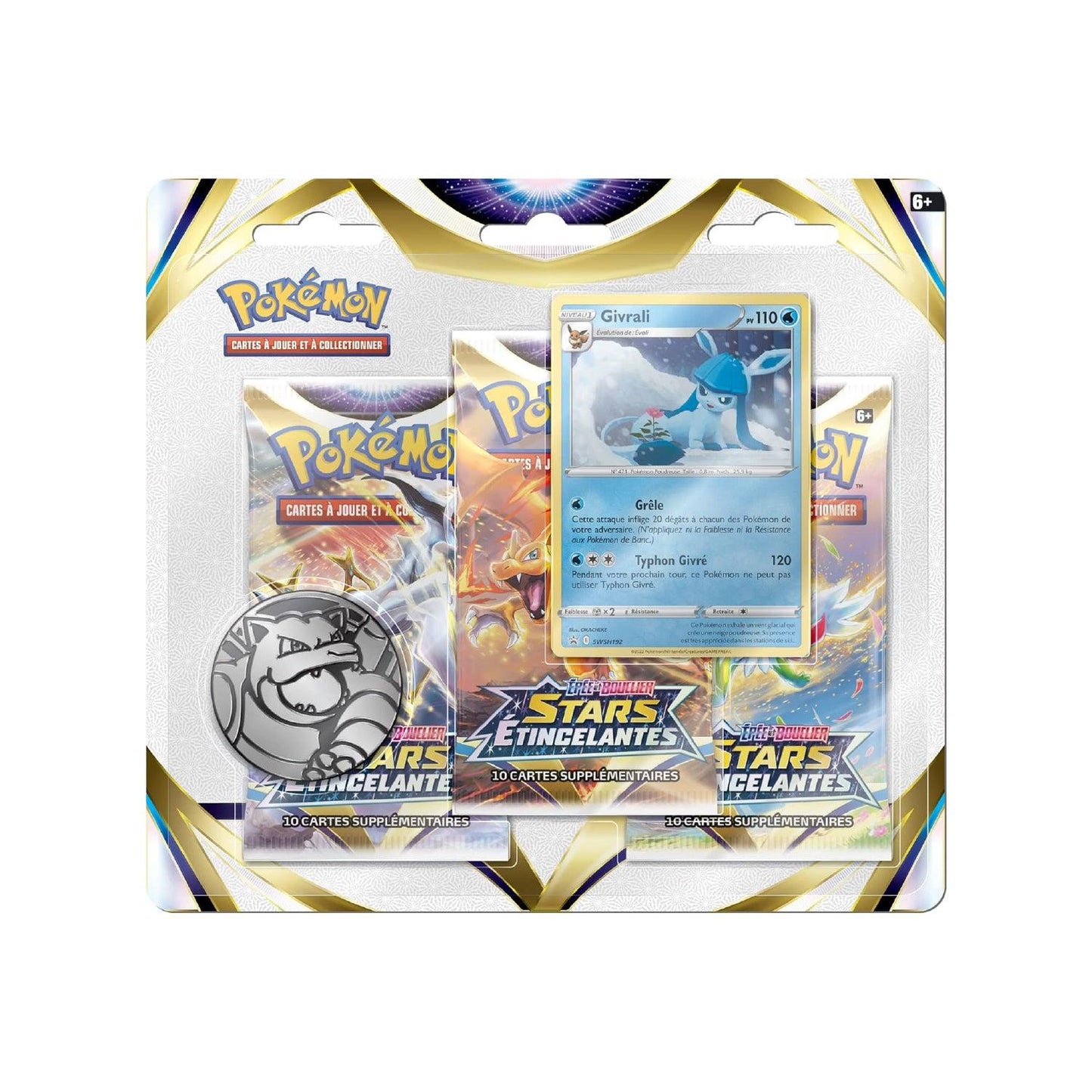 Tripack Pokémon Stars Étincelantes (EB9) Givrali 🇫🇷 - POKEMAGIC