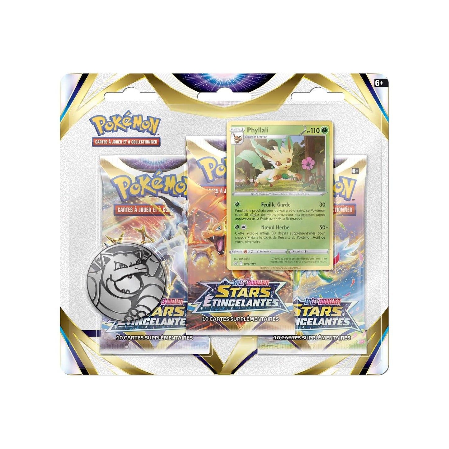 Tripack Pokémon Stars Étincelantes (EB9) Phyllali 🇫🇷 - POKEMAGIC