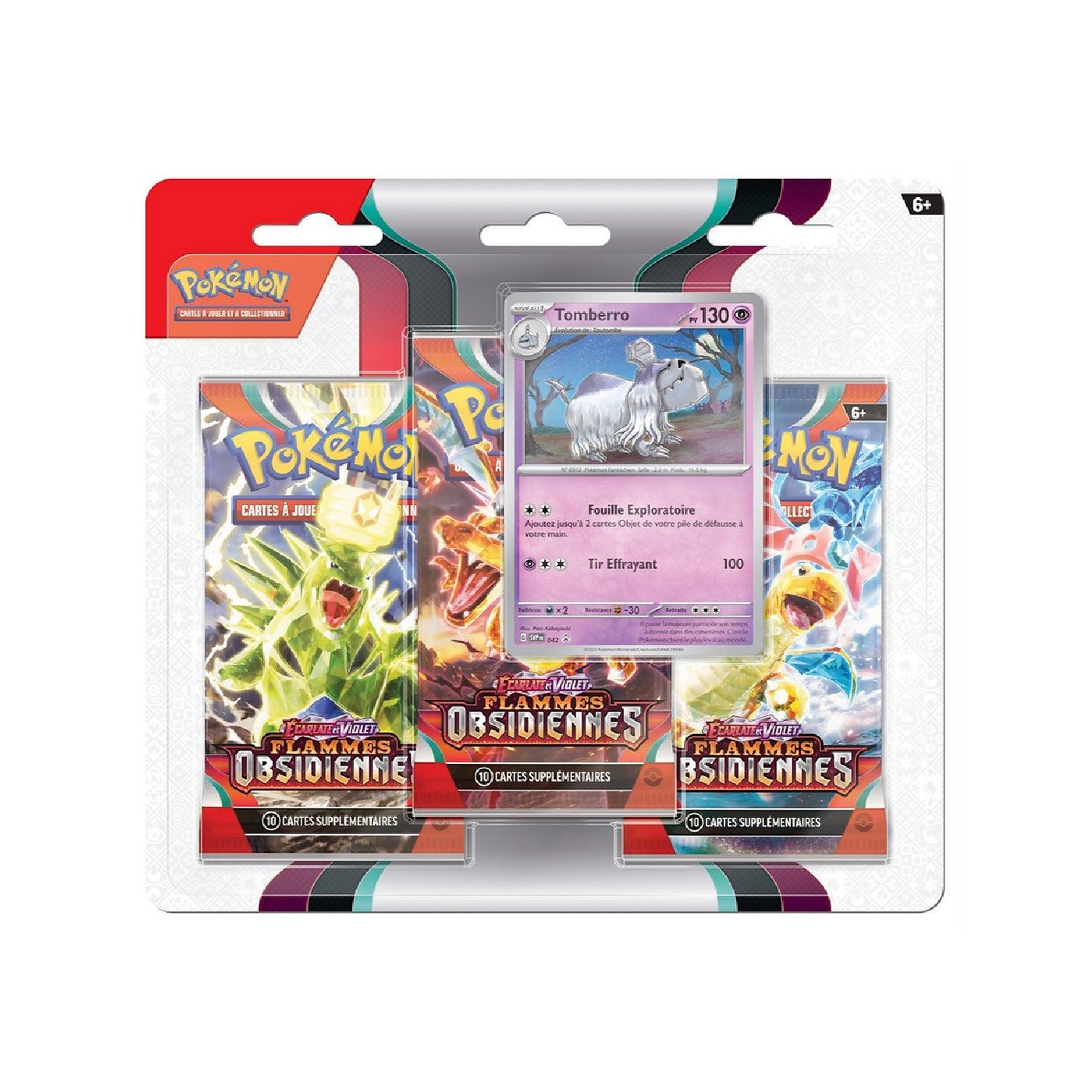 Tripack Pokémon Flammes Obsidiennes (EV3) Tomberro 🇫🇷 - POKEMAGIC