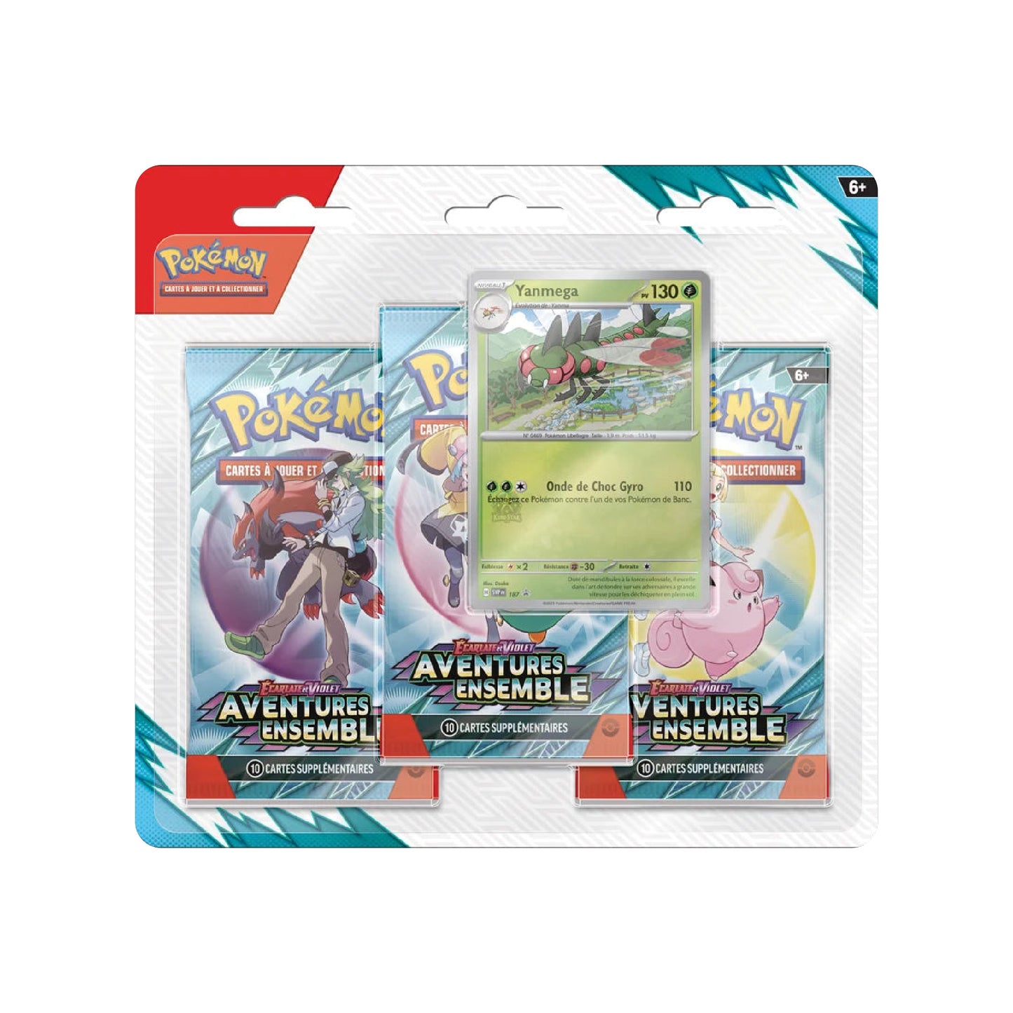 Tripack Pokémon Aventures Ensemble (EV9) Yanmega 🇫🇷 - POKEMAGIC