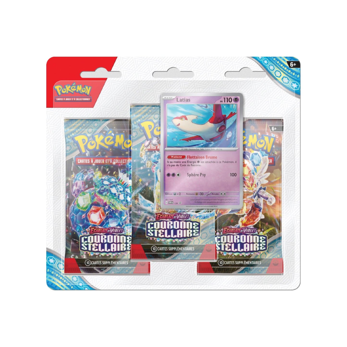 Tripack Pokémon Couronne Stellaire (EV7) Latias 🇫🇷 - POKEMAGIC