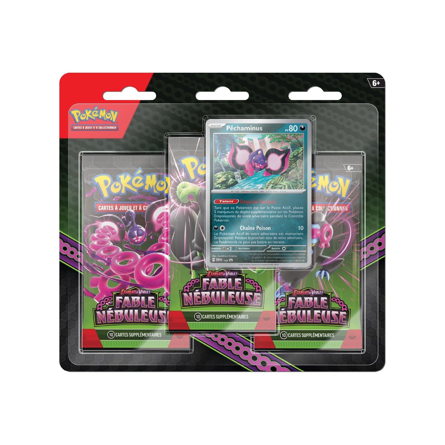 Tripack Pokémon Fable Nébuleuse (EV6.5) Pêchaminus 🇫🇷 - POKEMAGIC