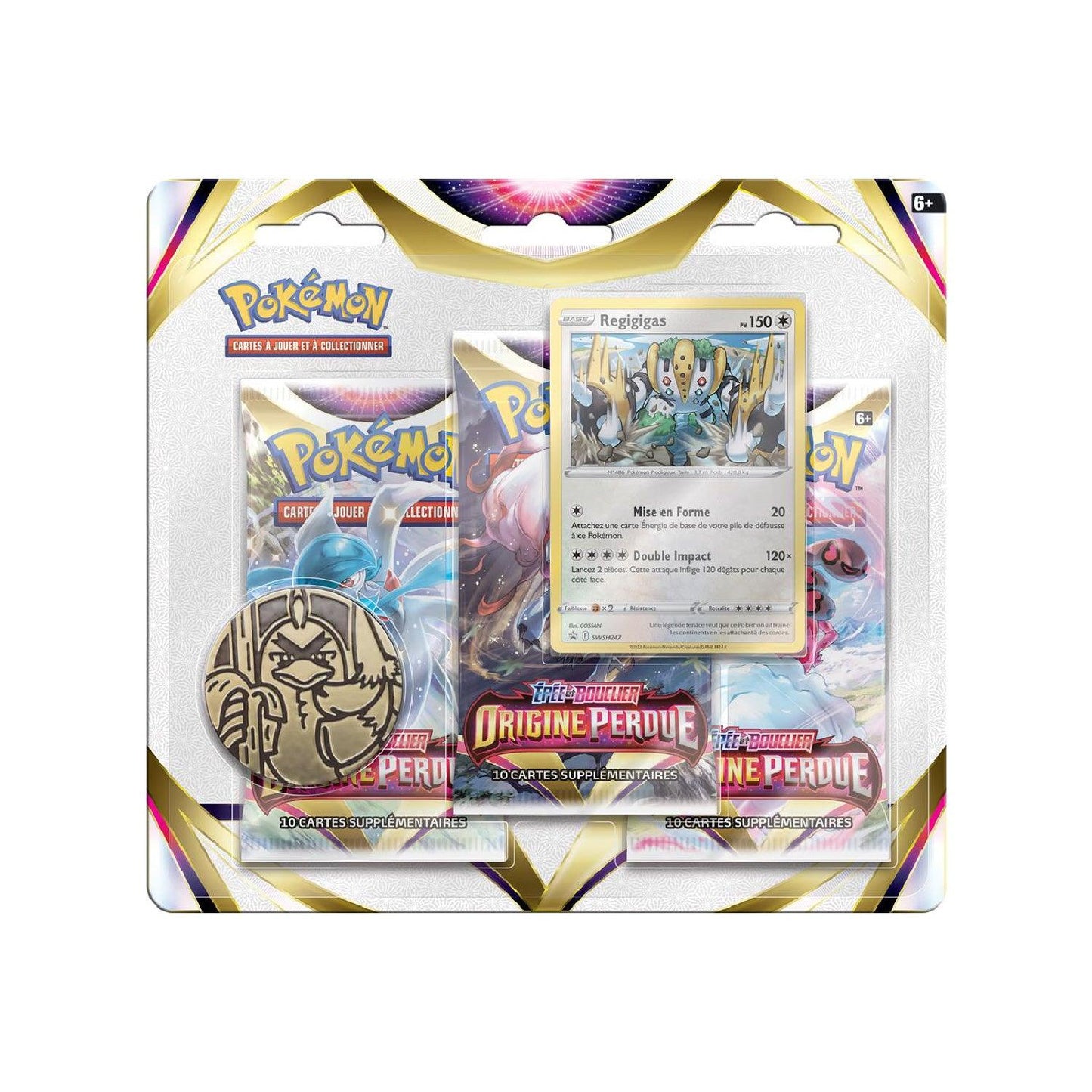 Tripack Pokémon Origine Perdue (EB11) Regigigas 🇫🇷 - POKEMAGIC