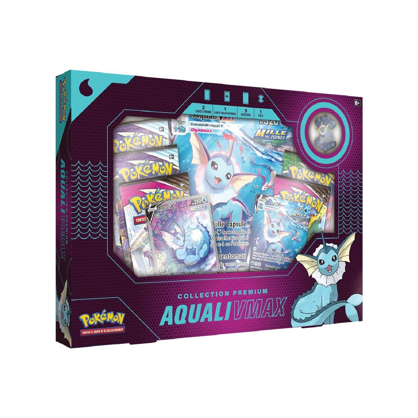 Coffret Collection Premium Pokémon Aquali-VMAX 🇫🇷 - POKEMAGIC