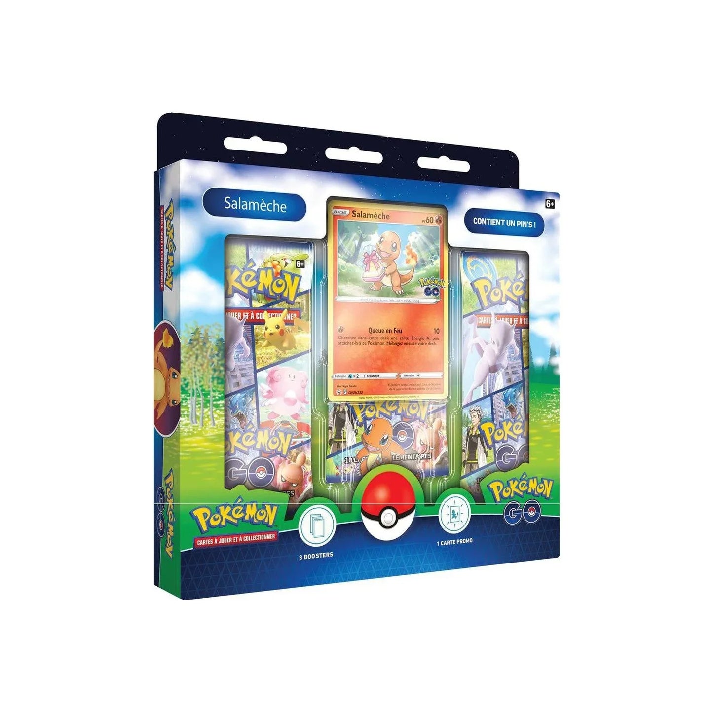 Coffret Collection avec pin's Pokémon GO (EB10.5) Salamèche 🇫🇷 - POKEMAGIC