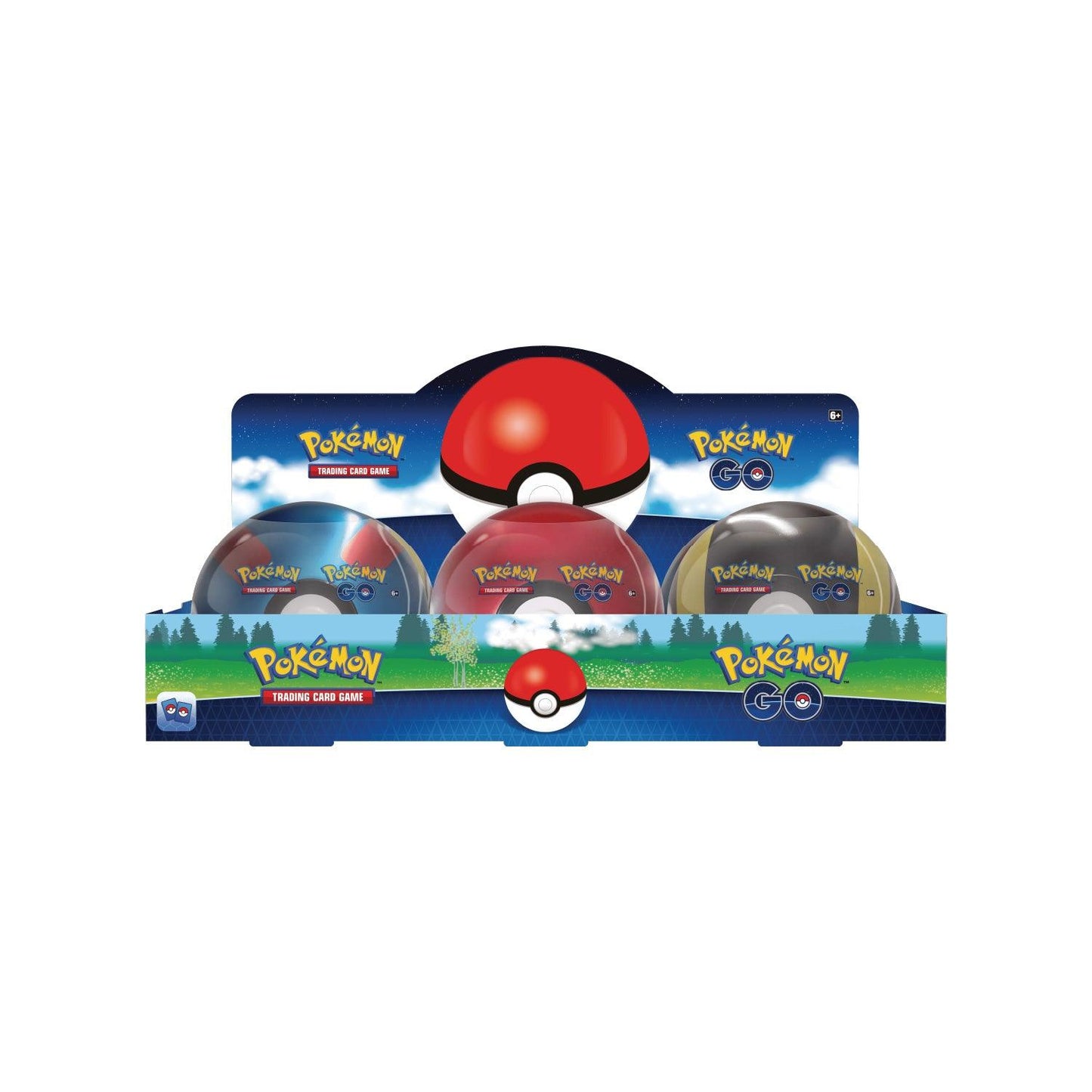 Display 6 Pokéball Tin Pokémon GO (EB10.5) 🇫🇷