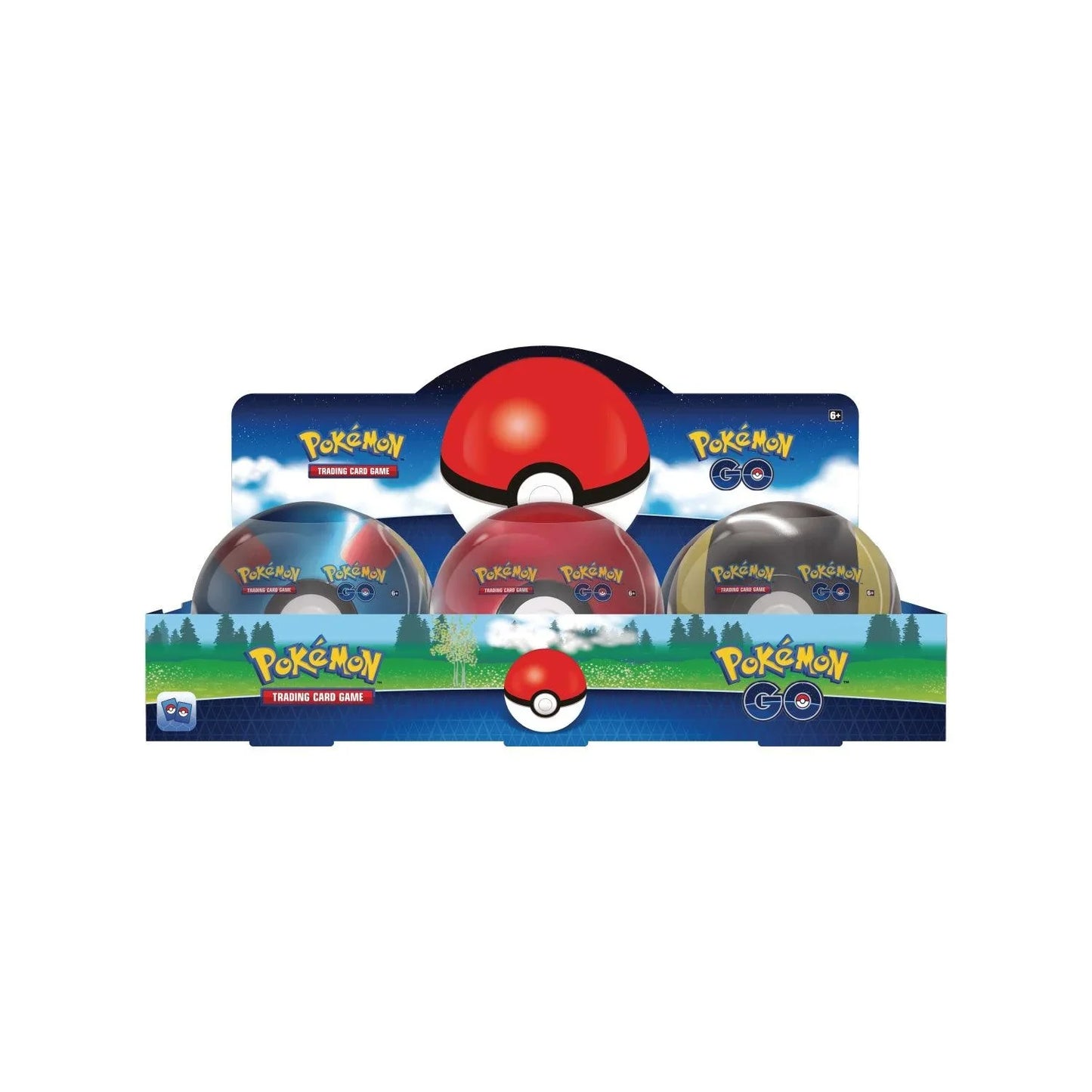 Display 6 Pokéball Tin Pokémon GO (EB10.5) 🇫🇷 - POKEMAGIC