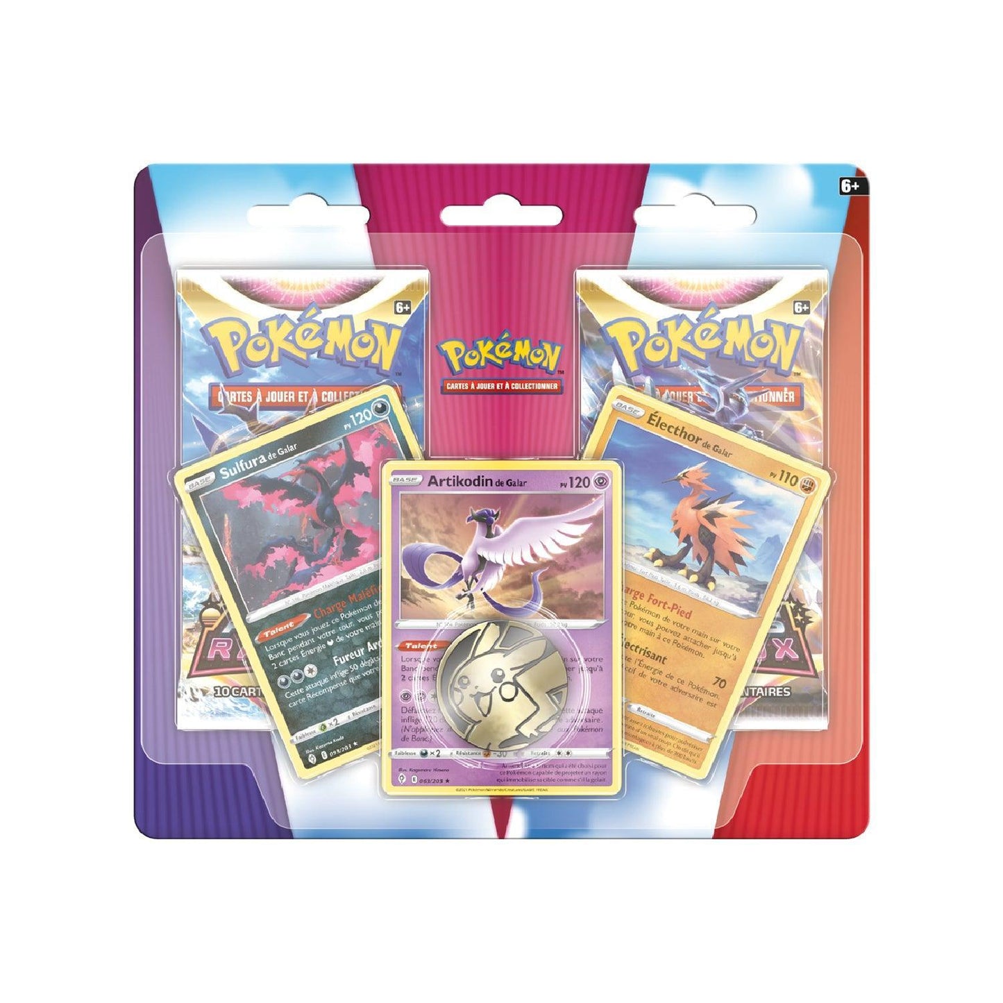 Duopack Pokémon Astres Radieux (EB10) Artikodin, Sulfura, Électhor de Galar 🇫🇷 - POKEMAGIC