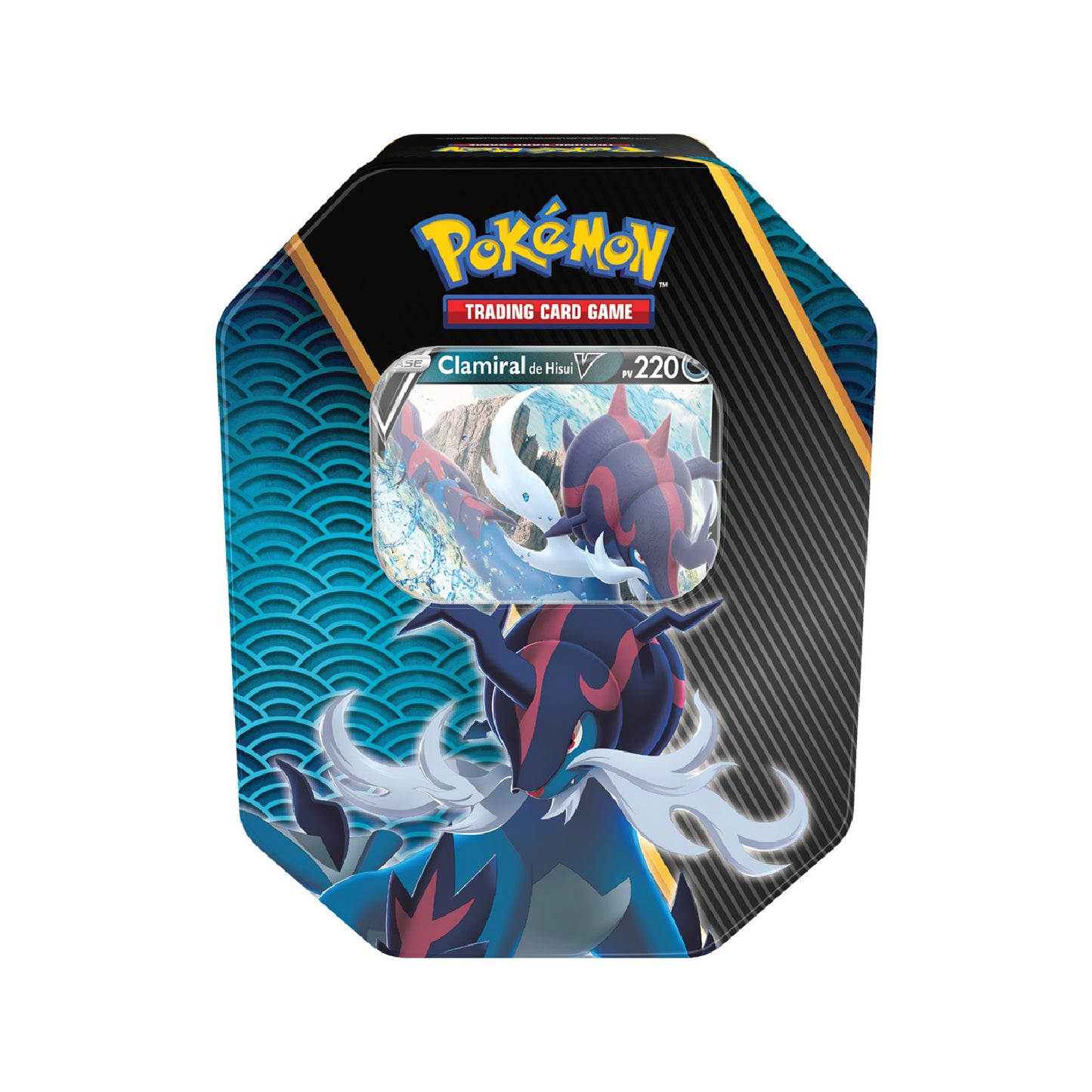 Pokébox Tin Puissances Divergentes Pokémon Clamiral de Hisui-V 🇫🇷