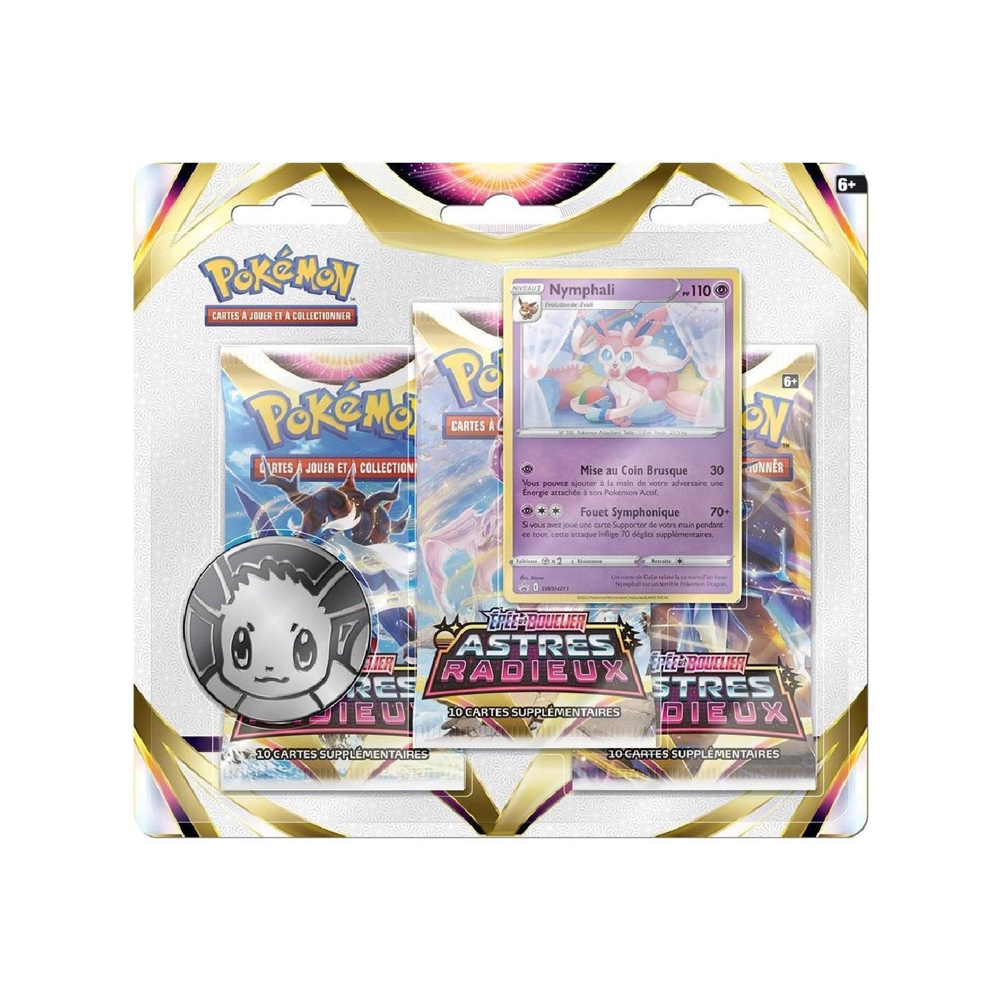 Tripack Pokémon Astres Radieux (EB10) Nymphali 🇫🇷 - POKEMAGIC