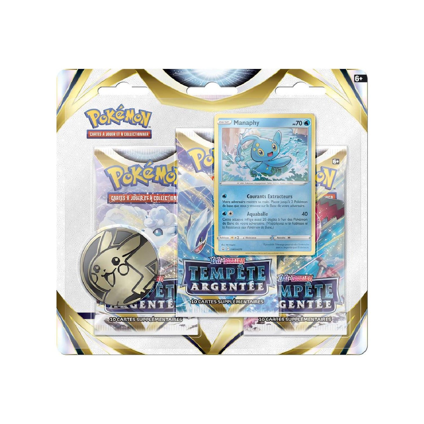 Tripack Pokémon Tempête Argentée (EB12) Manaphy 🇫🇷 - POKEMAGIC