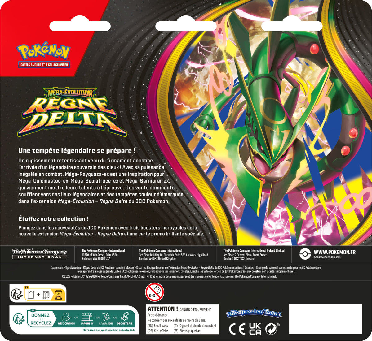 Tripack Pokémon Règne Delta (ME6) 🇫🇷