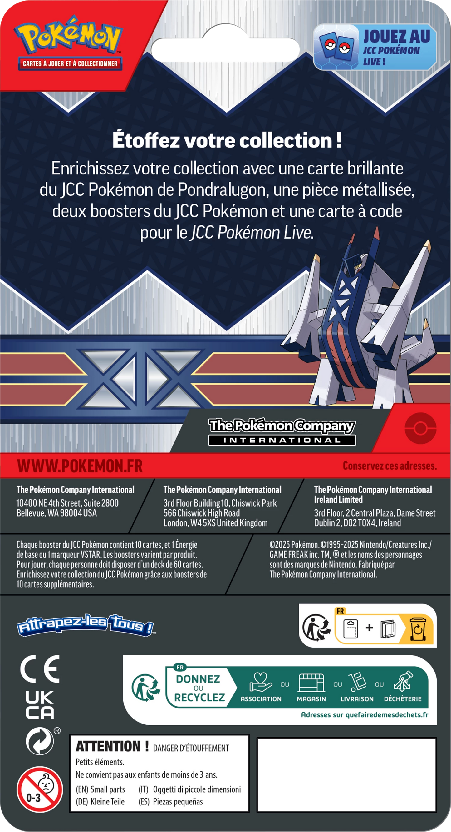 Duopack Pokémon Astres Radieux (EB10) + Écarlate et Violet (EV1) Pondralugon 🇫🇷