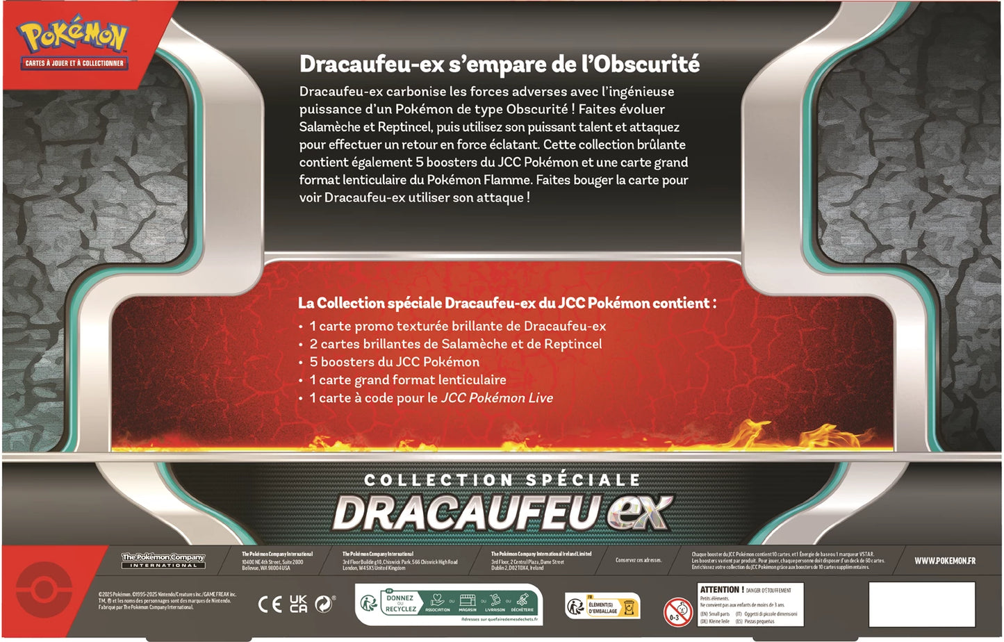 Coffret Collection Spéciale Pokémon Dracaufeu-ex 🇫🇷