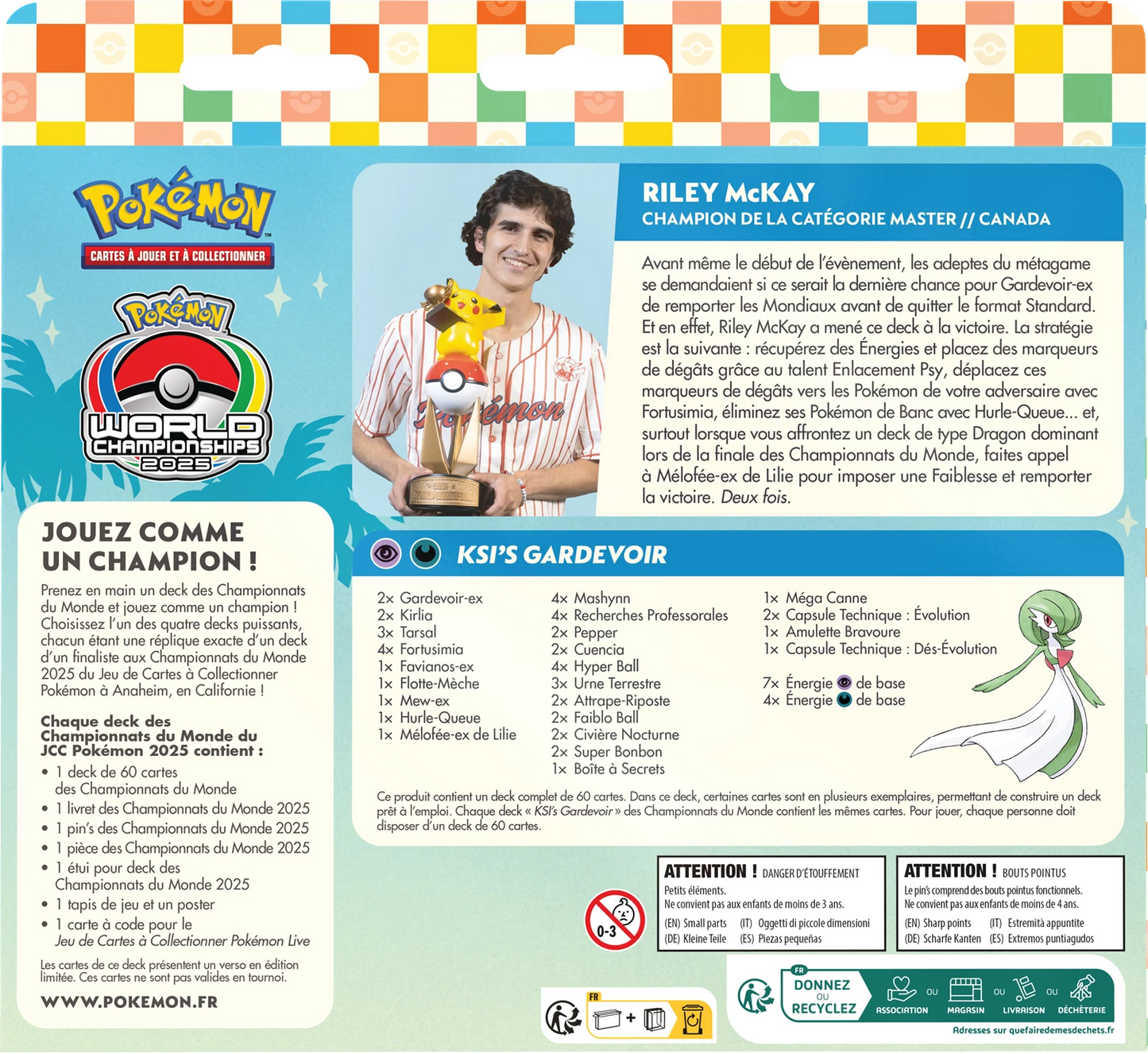 Deck des Championnats du Monde Pokémon 2025 🇫🇷