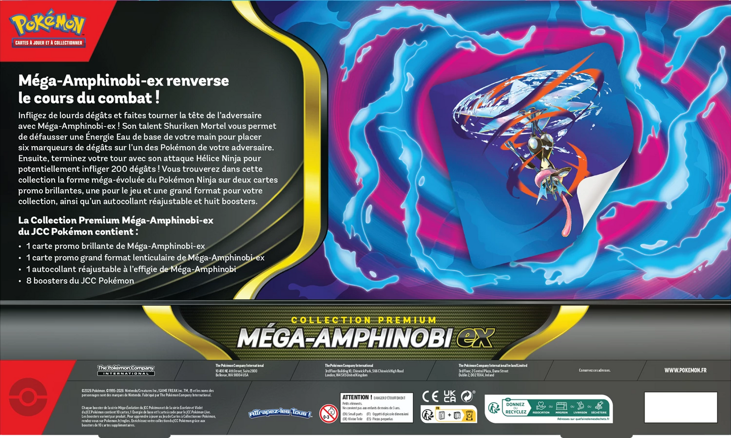 Coffret Collection Premium Pokémon Méga-Amphinobi-ex 🇫🇷