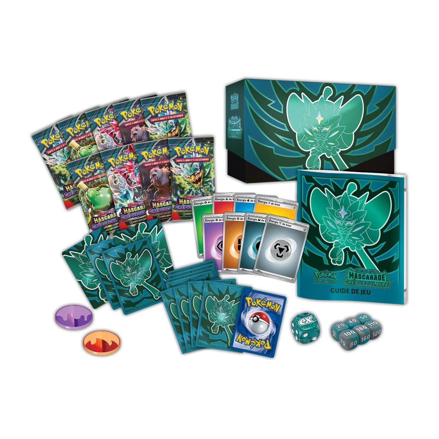 Coffret Dresseur d'Élite Pokémon Mascarade Crépusculaire (EV6) 🇫🇷