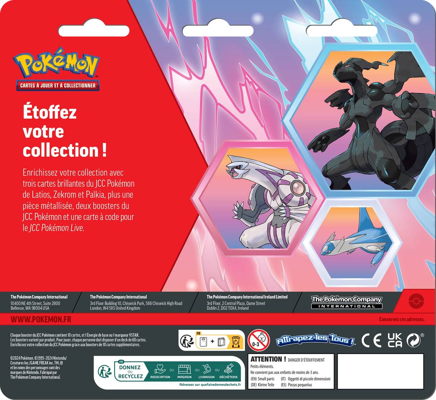 Duopack Pokémon Origine Perdue (EB11) + Évolutions à Paldea (EV2) Latios, Zekrom, Palkia 🇫🇷