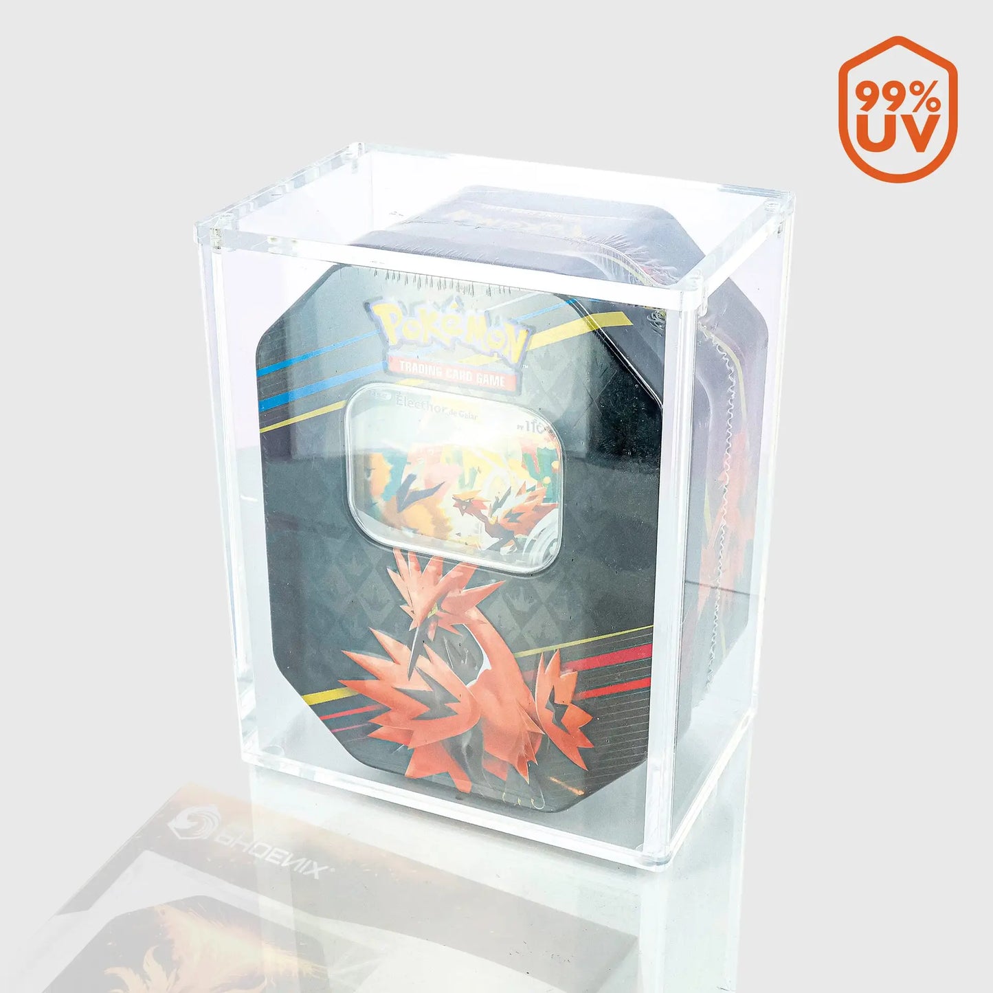 Phoenix Shield protection acrylique pour Pokébox Pokémon
