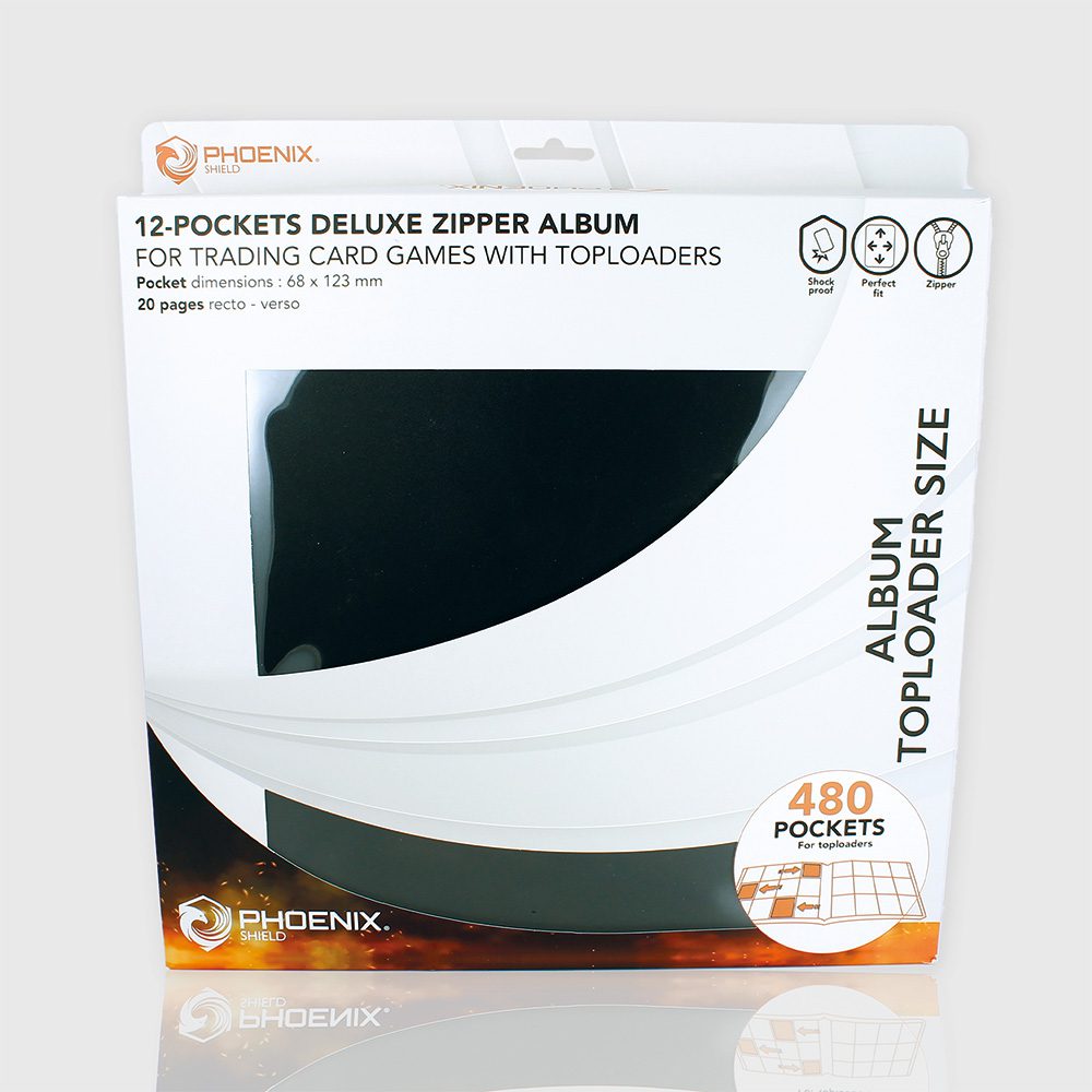 Zip Album Deluxe Toploader Phoenix Shield